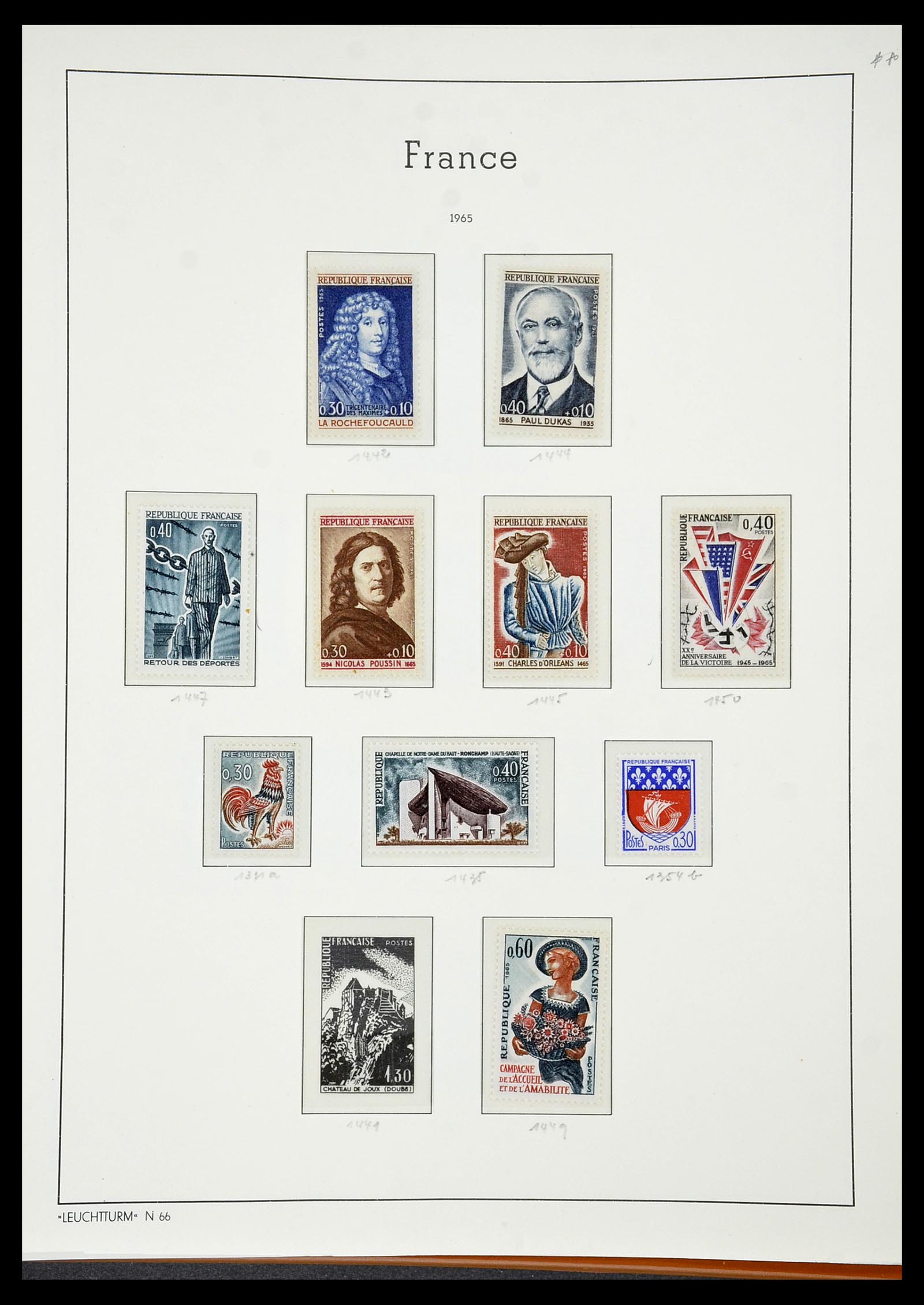 34581 108 - Postzegelverzameling 34581 Frankrijk 1849-1965.