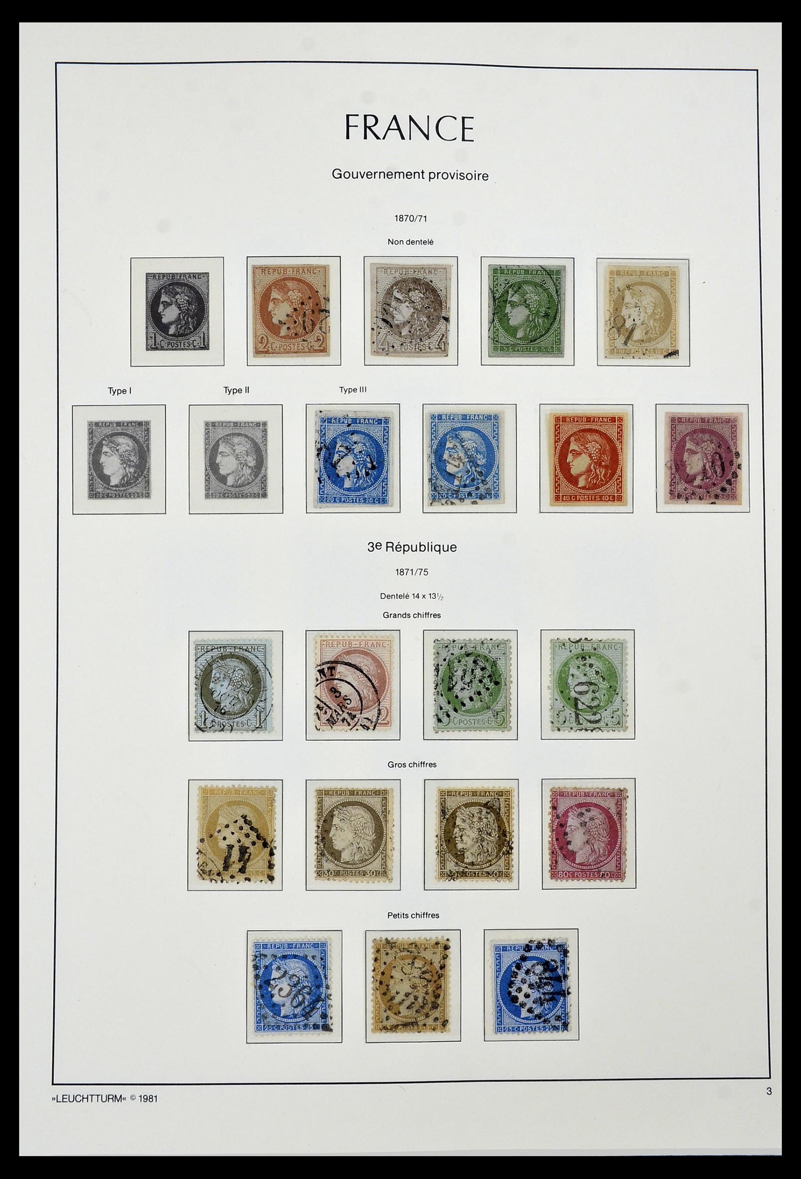 34582 003 - Postzegelverzameling 34582 Frankrijk 1849-1959.