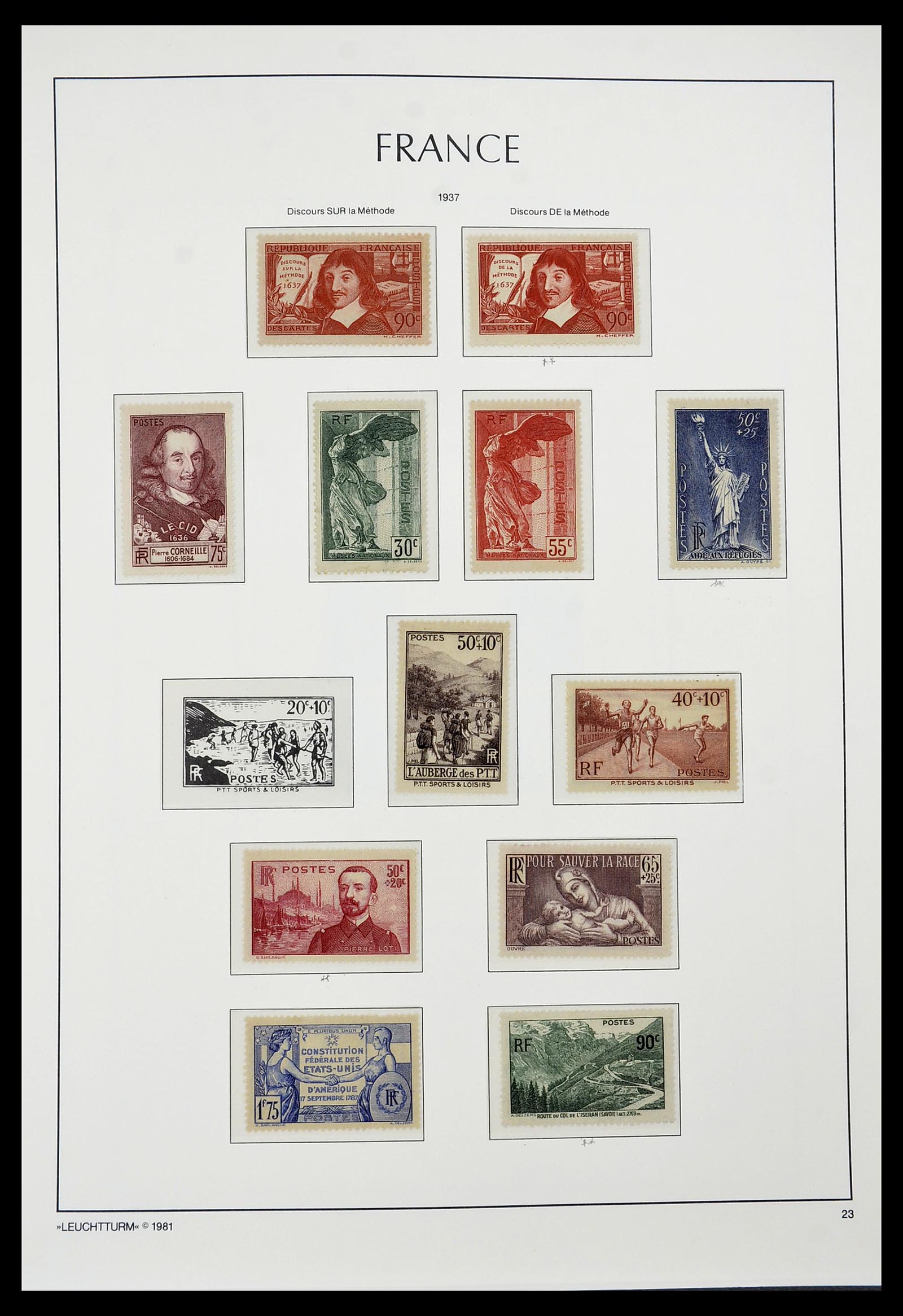 34582 022 - Postzegelverzameling 34582 Frankrijk 1849-1959.