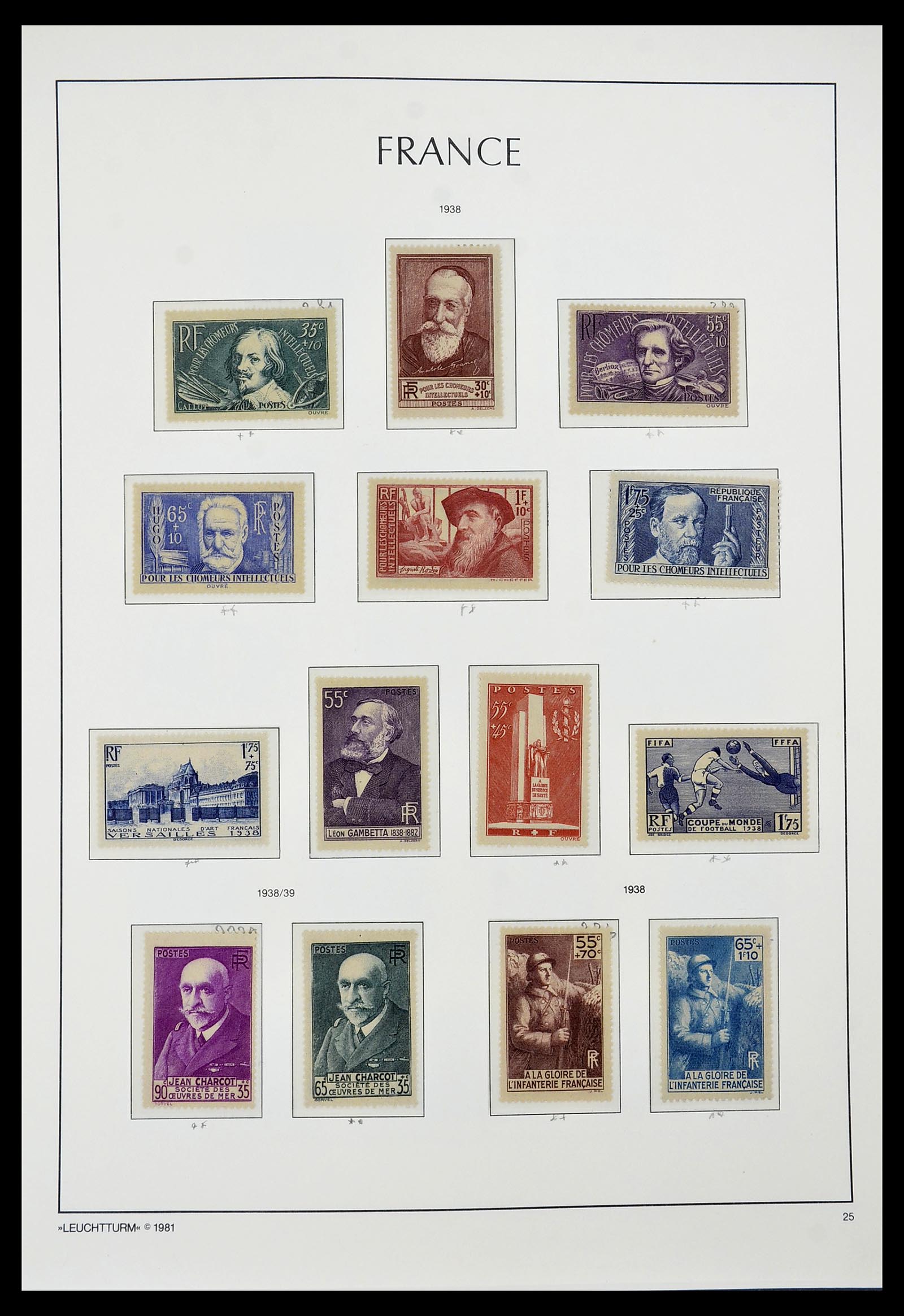 34582 023 - Postzegelverzameling 34582 Frankrijk 1849-1959.