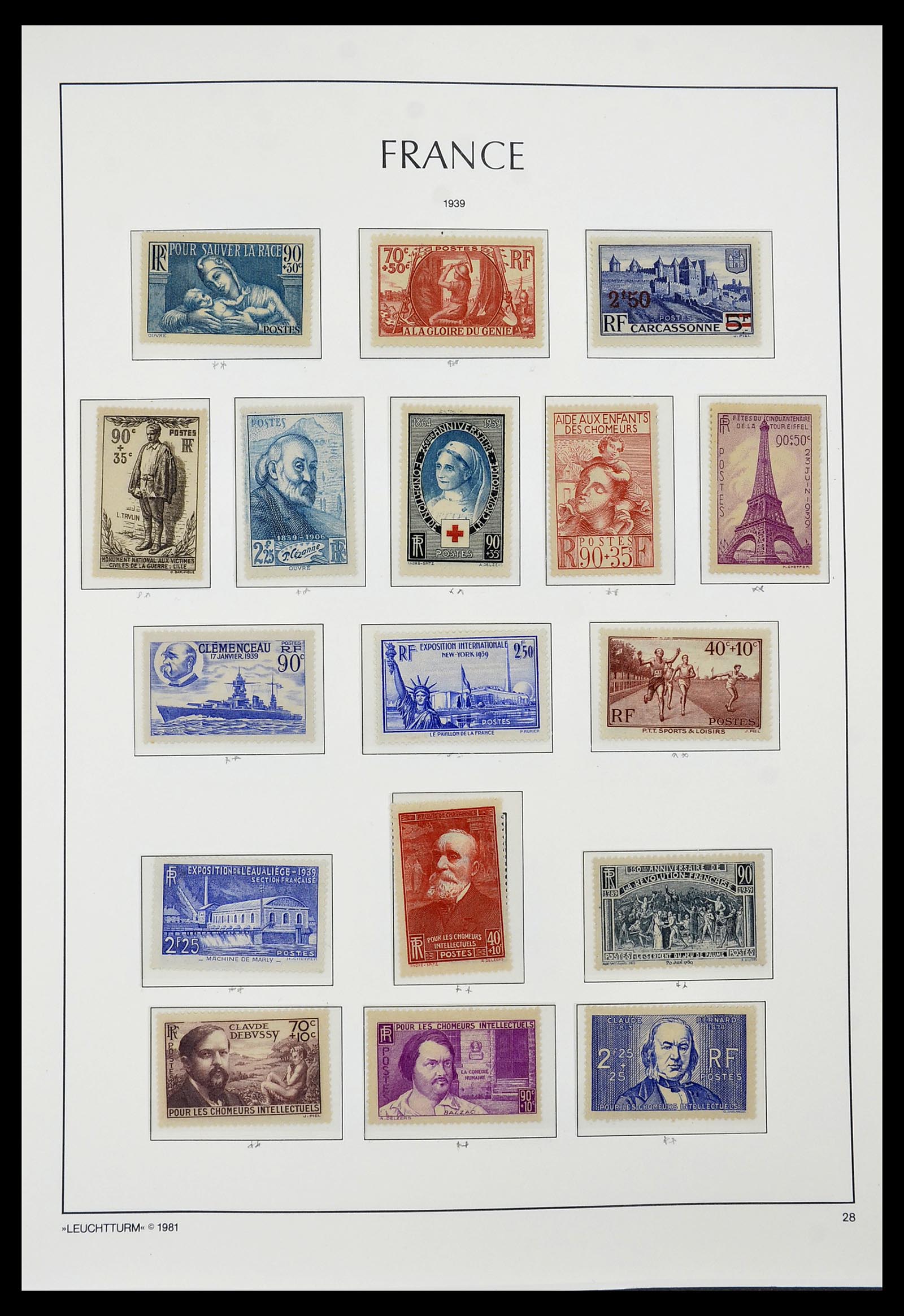 34582 026 - Postzegelverzameling 34582 Frankrijk 1849-1959.