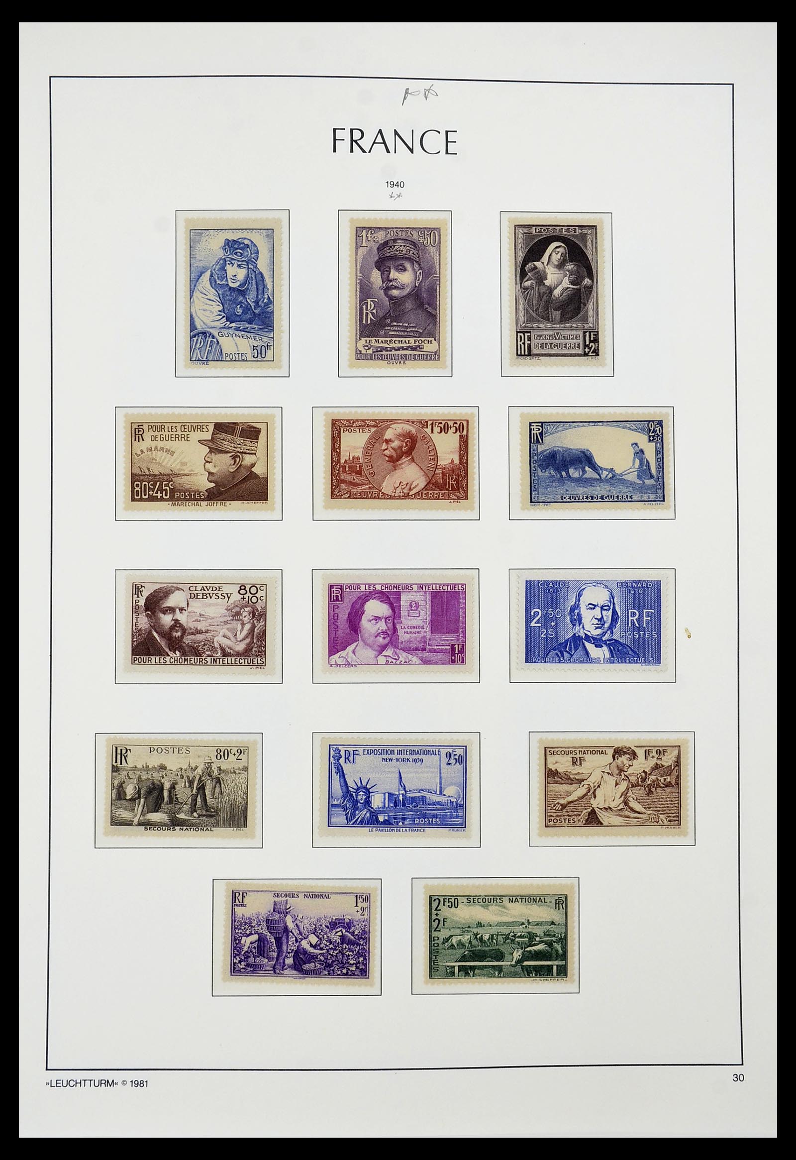 34582 028 - Postzegelverzameling 34582 Frankrijk 1849-1959.