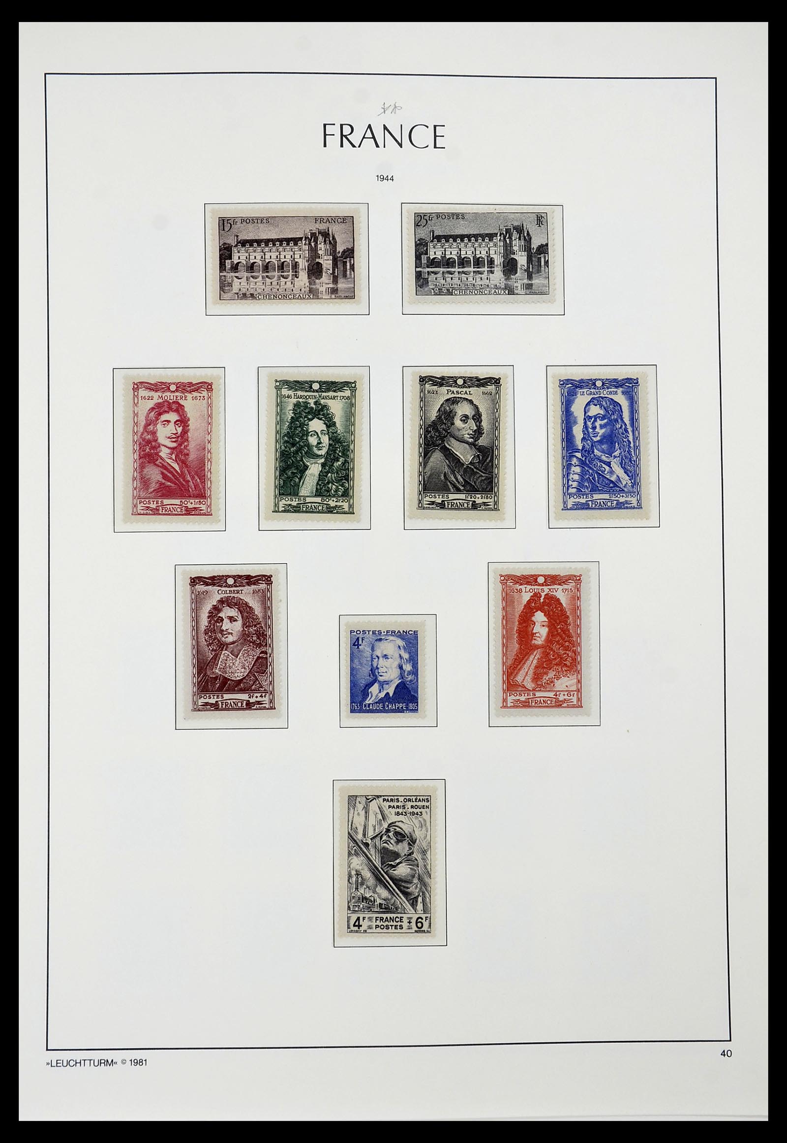 34582 039 - Postzegelverzameling 34582 Frankrijk 1849-1959.