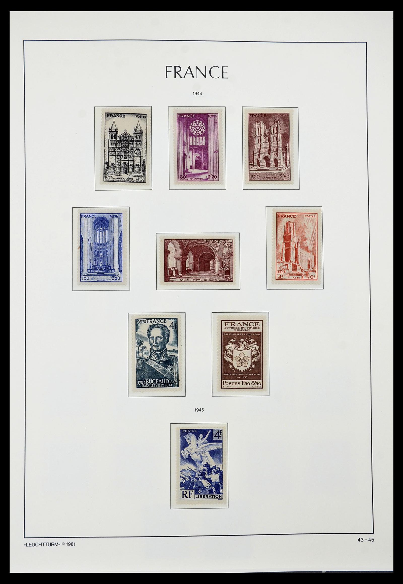 34582 041 - Postzegelverzameling 34582 Frankrijk 1849-1959.