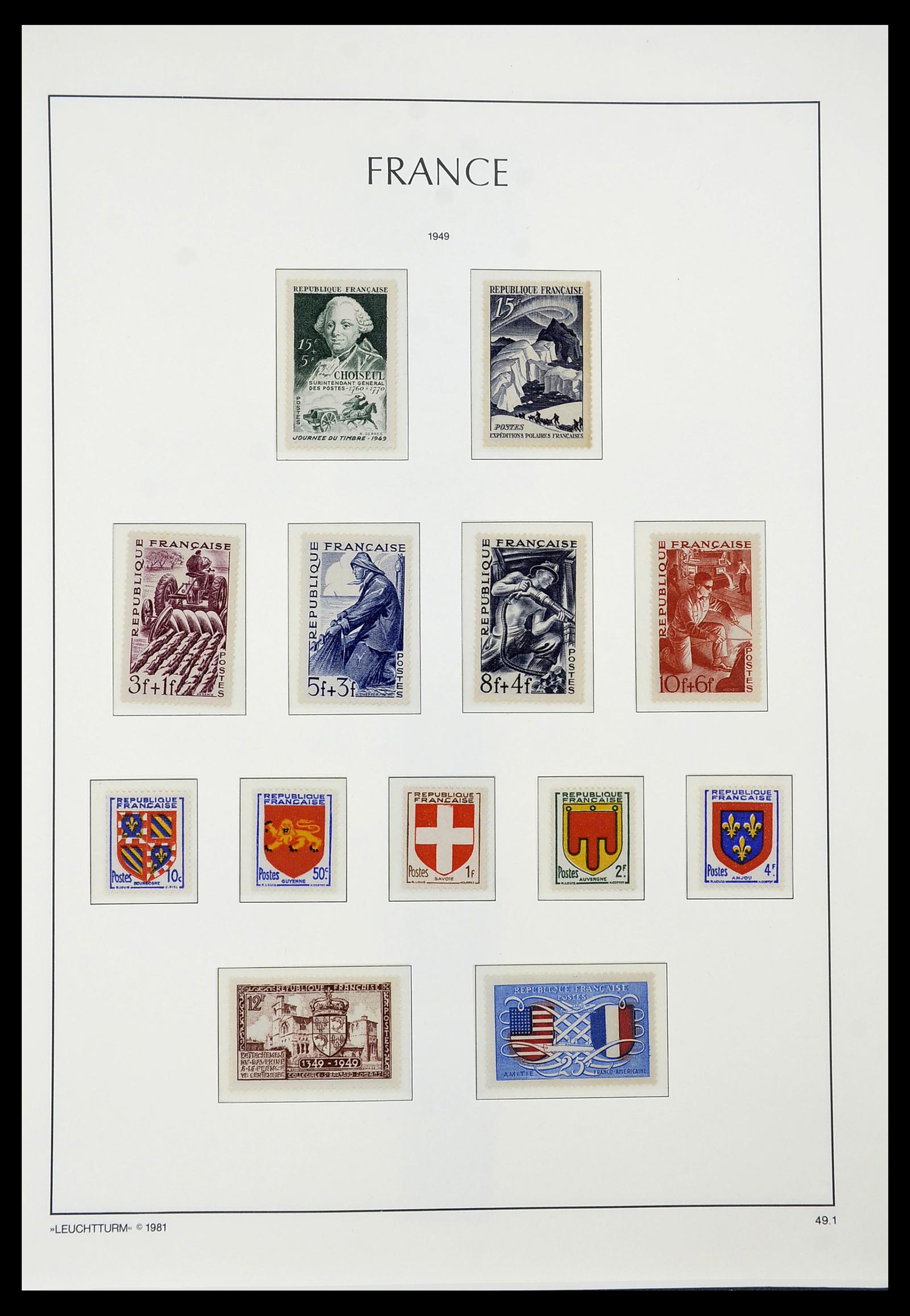 34582 052 - Postzegelverzameling 34582 Frankrijk 1849-1959.