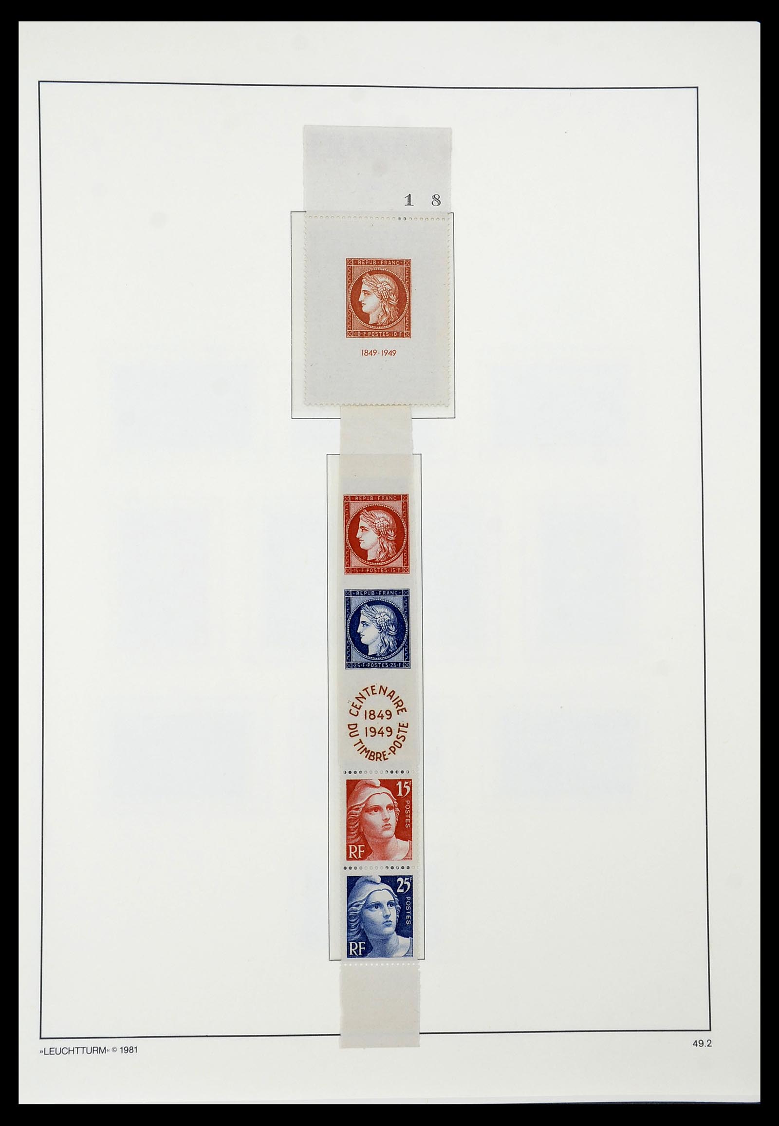 34582 053 - Postzegelverzameling 34582 Frankrijk 1849-1959.