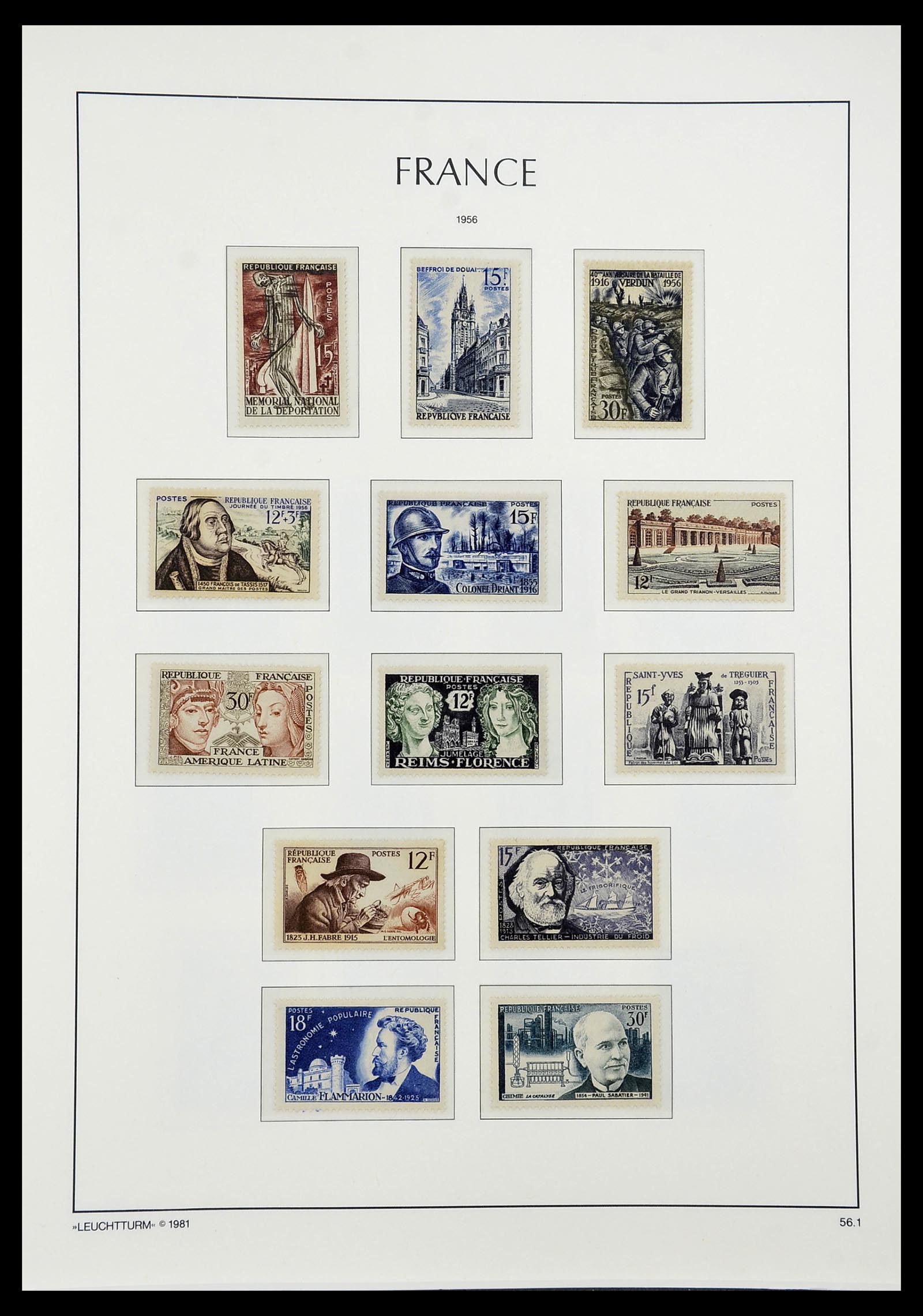 34582 070 - Stamp Collection 34582 France 1849-1959.
