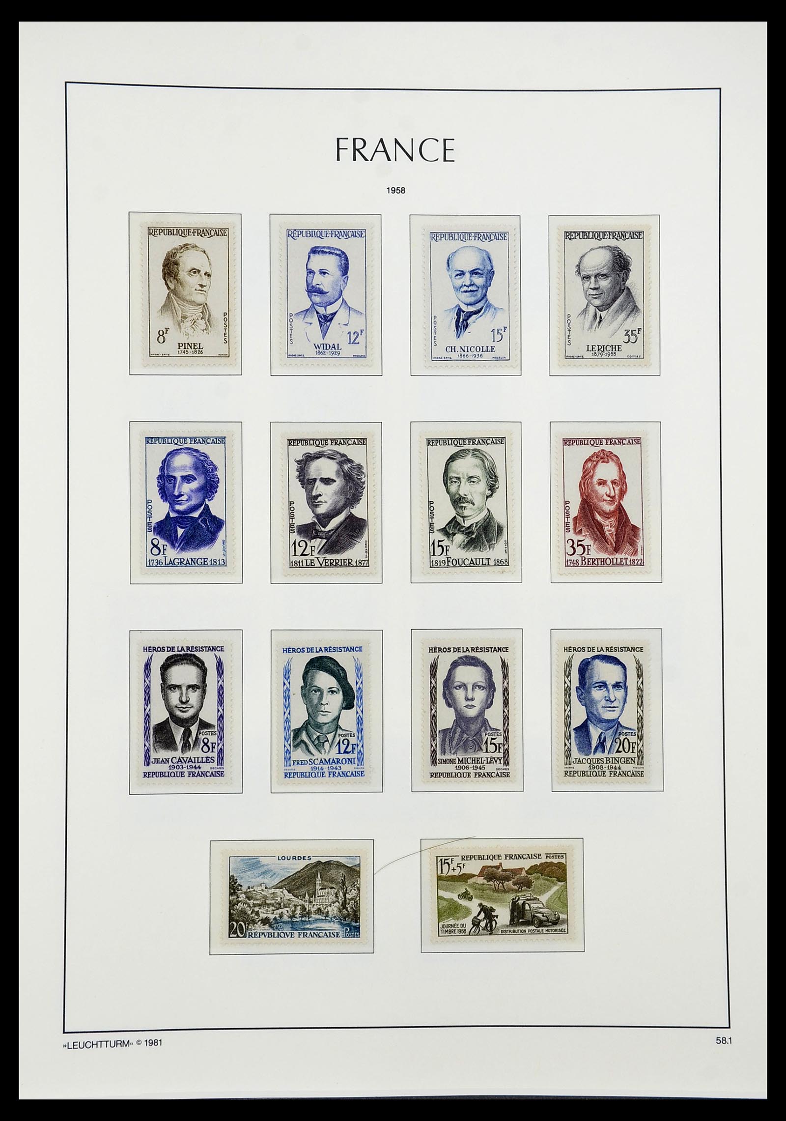 34582 076 - Stamp Collection 34582 France 1849-1959.