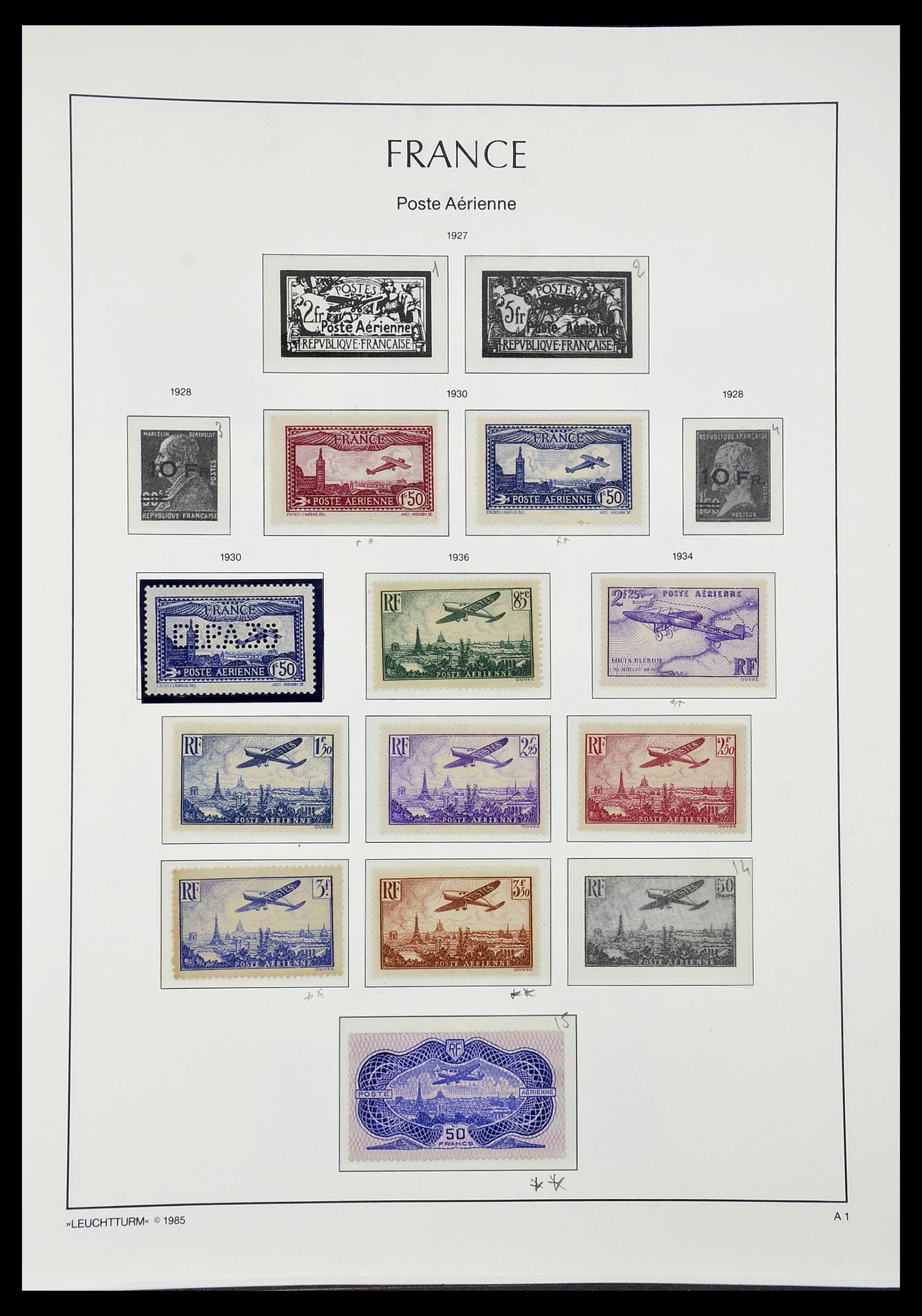 34582 082 - Postzegelverzameling 34582 Frankrijk 1849-1959.