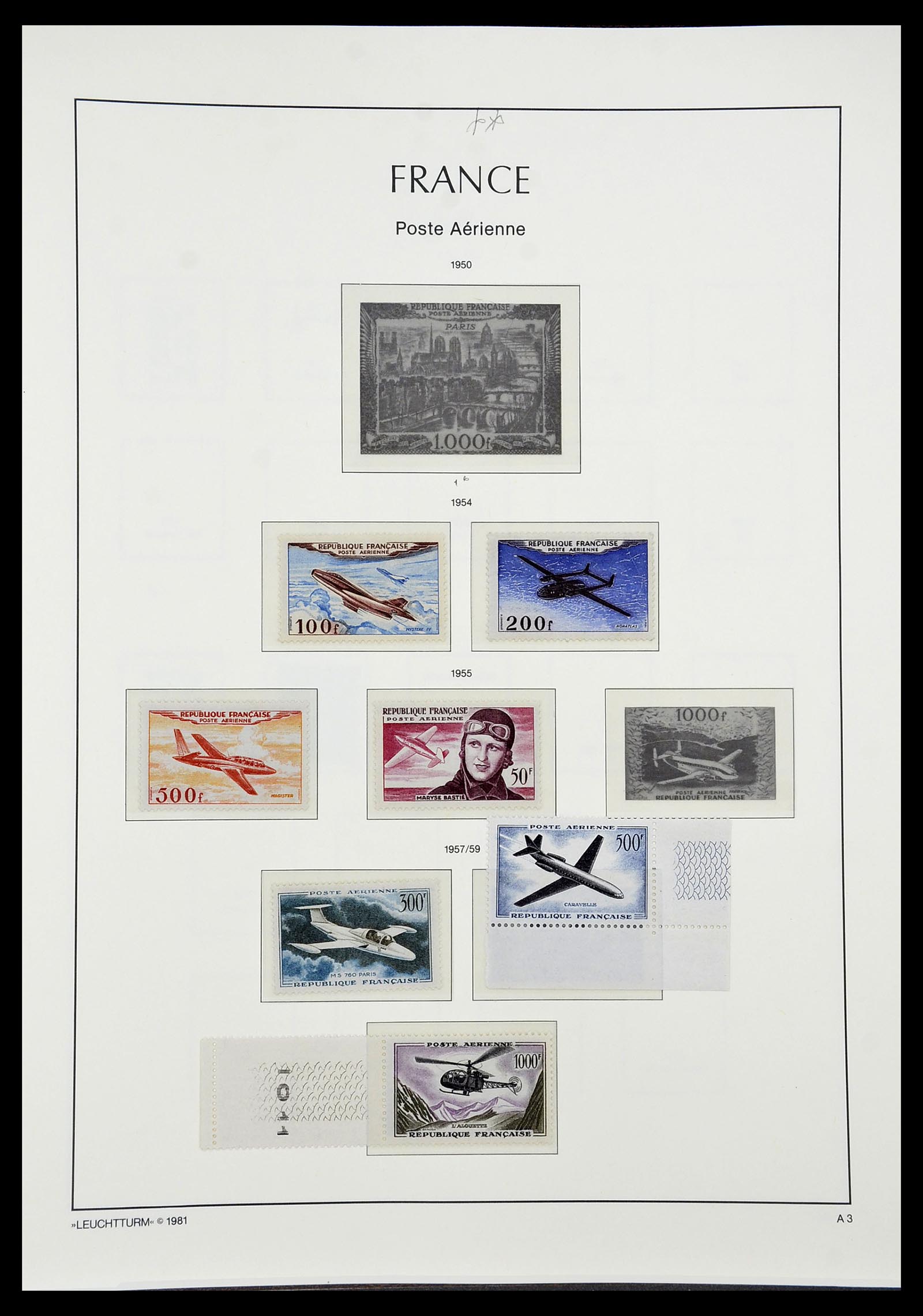 34582 084 - Postzegelverzameling 34582 Frankrijk 1849-1959.