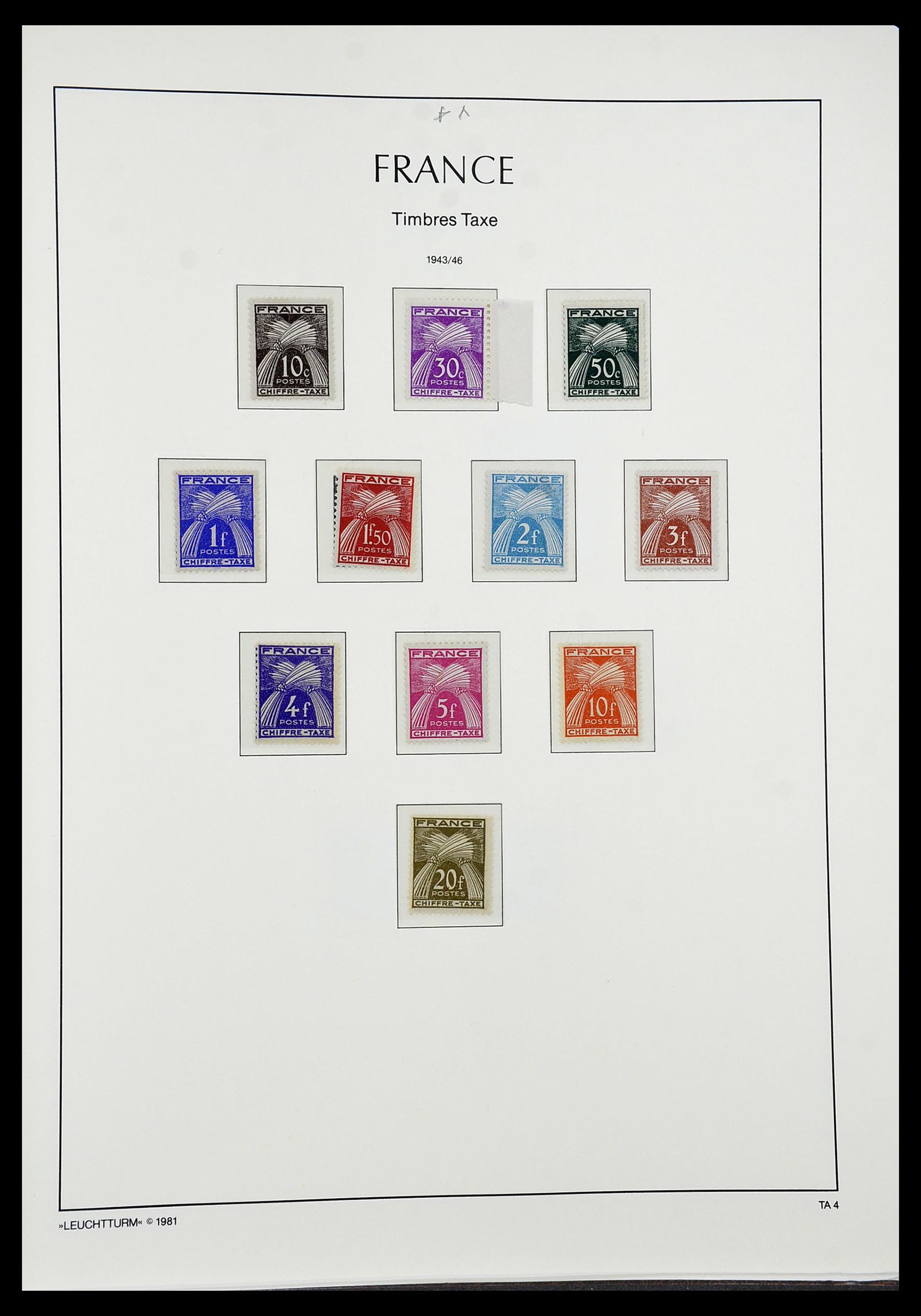 34582 095 - Postzegelverzameling 34582 Frankrijk 1849-1959.
