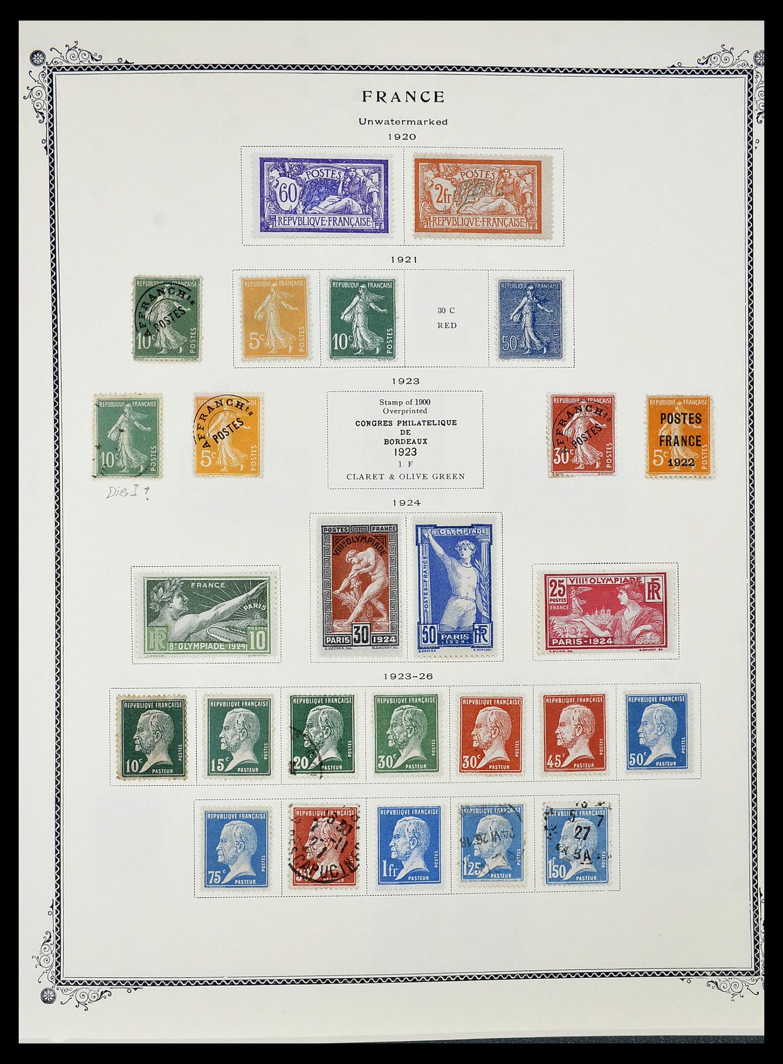 34583 006 - Stamp Collection 34583 France 1849-1966.