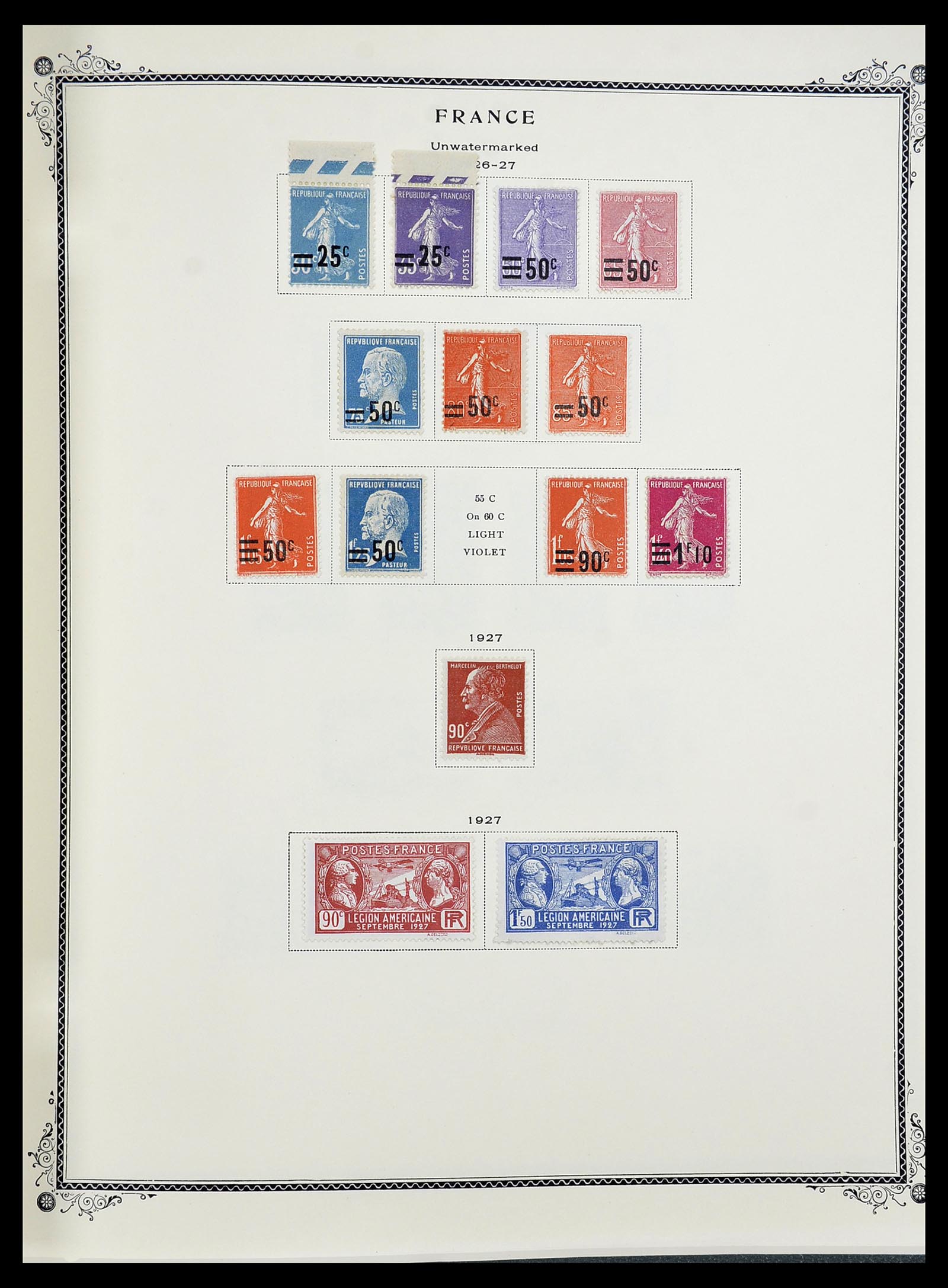34583 009 - Postzegelverzameling 34583 Frankrijk 1849-1966.