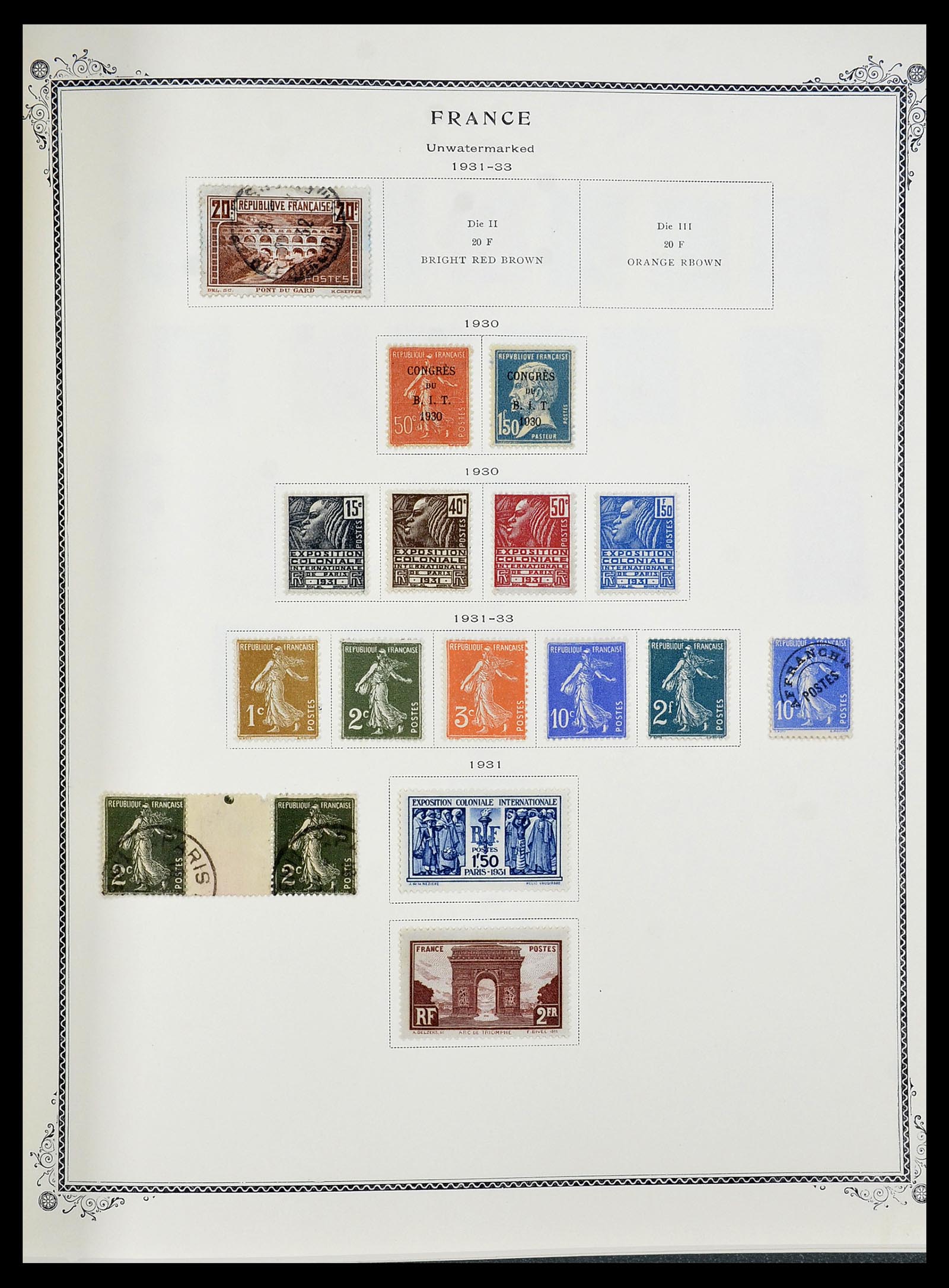 34583 011 - Stamp Collection 34583 France 1849-1966.