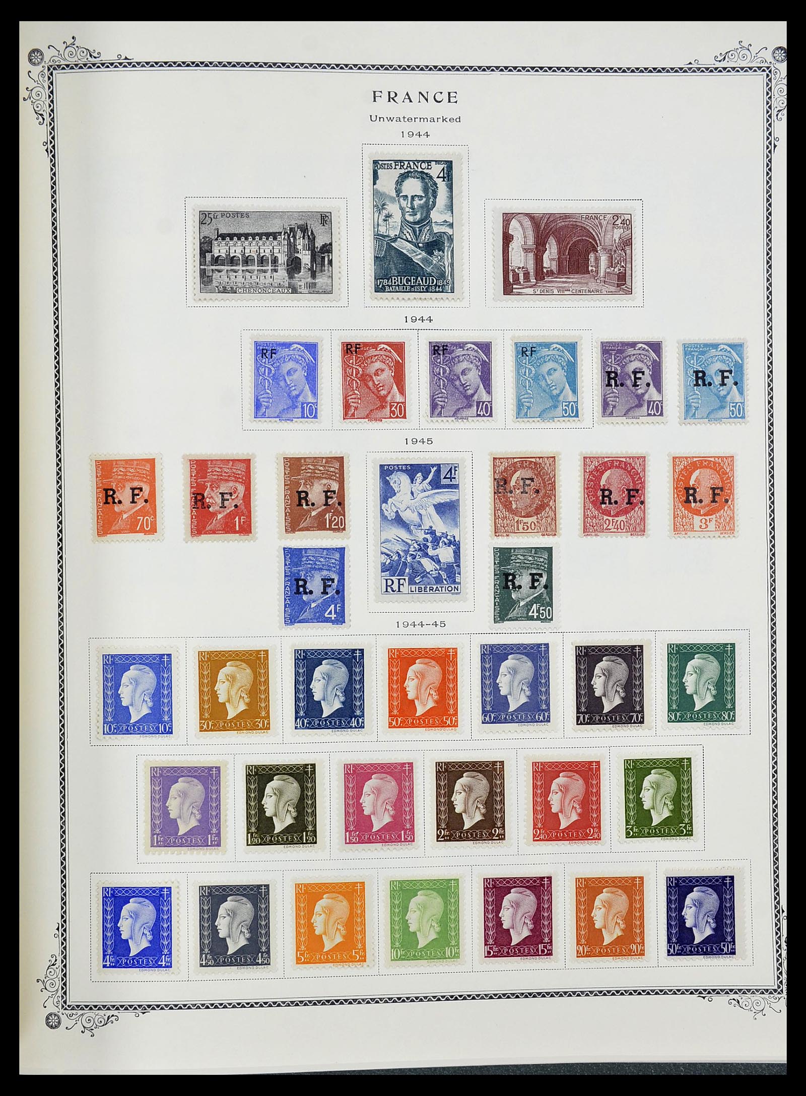 34583 025 - Postzegelverzameling 34583 Frankrijk 1849-1966.