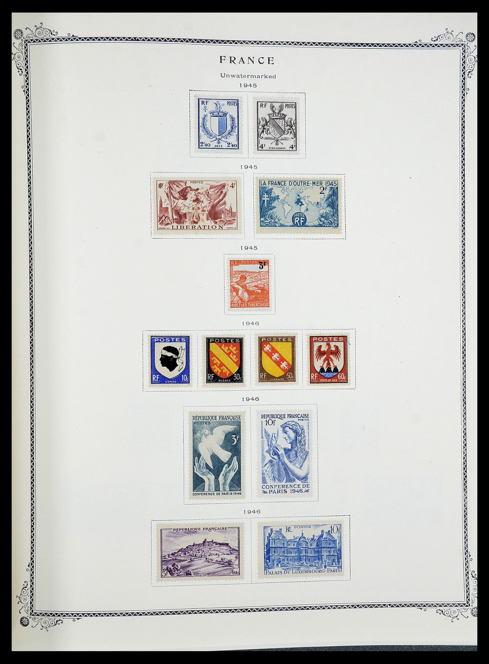 34583 027 - Postzegelverzameling 34583 Frankrijk 1849-1966.
