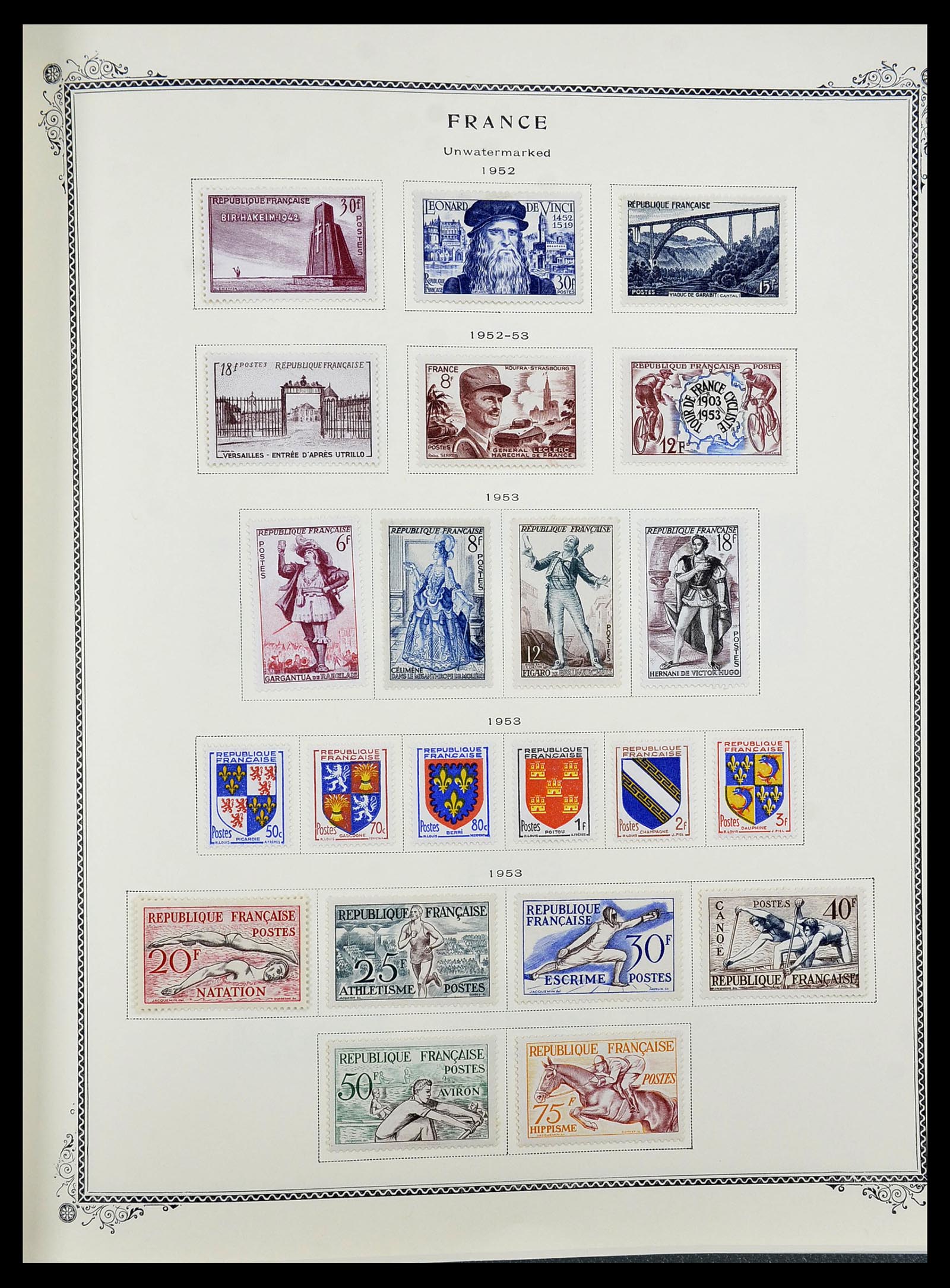 34583 034 - Postzegelverzameling 34583 Frankrijk 1849-1966.
