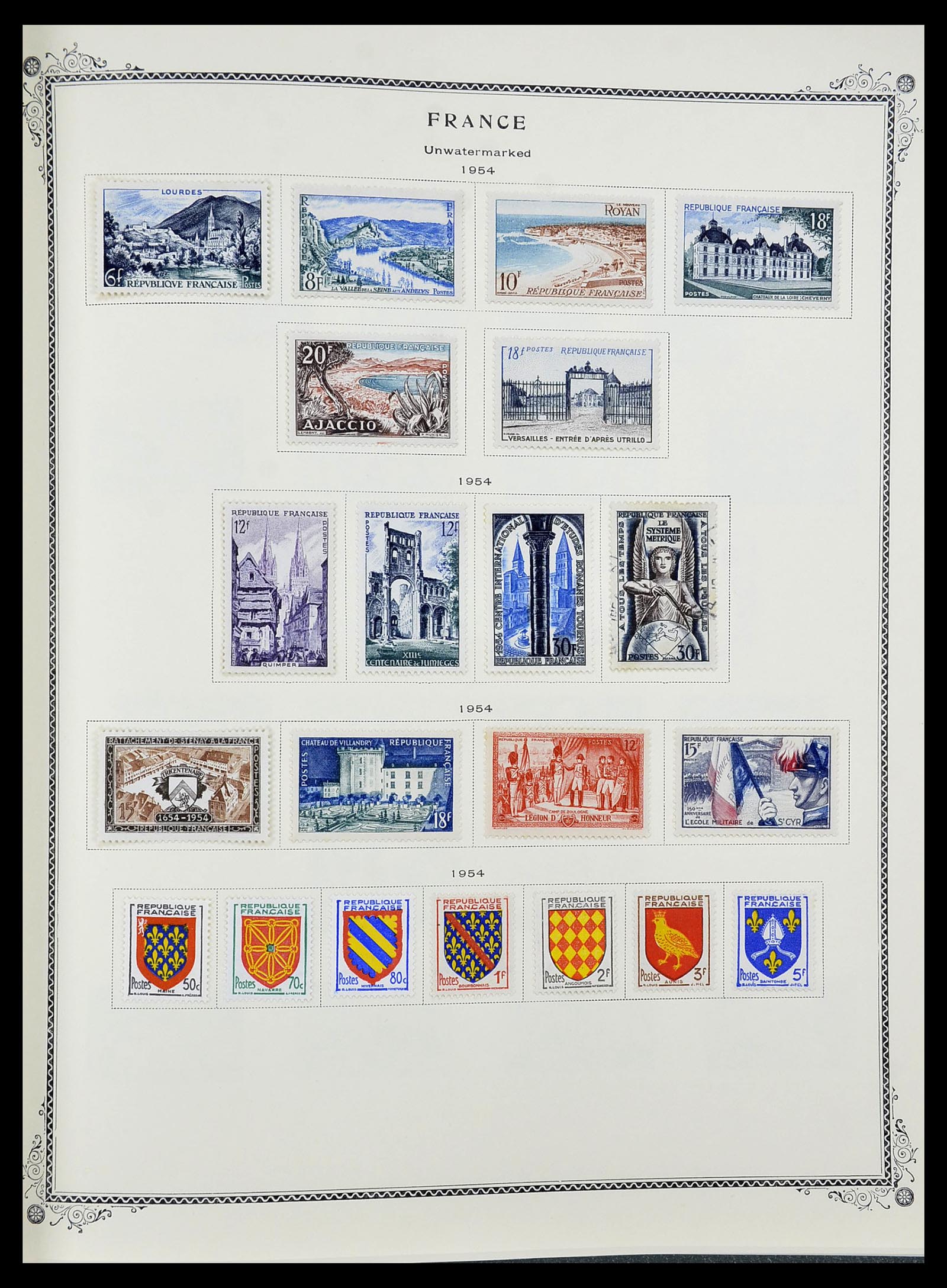 34583 036 - Postzegelverzameling 34583 Frankrijk 1849-1966.