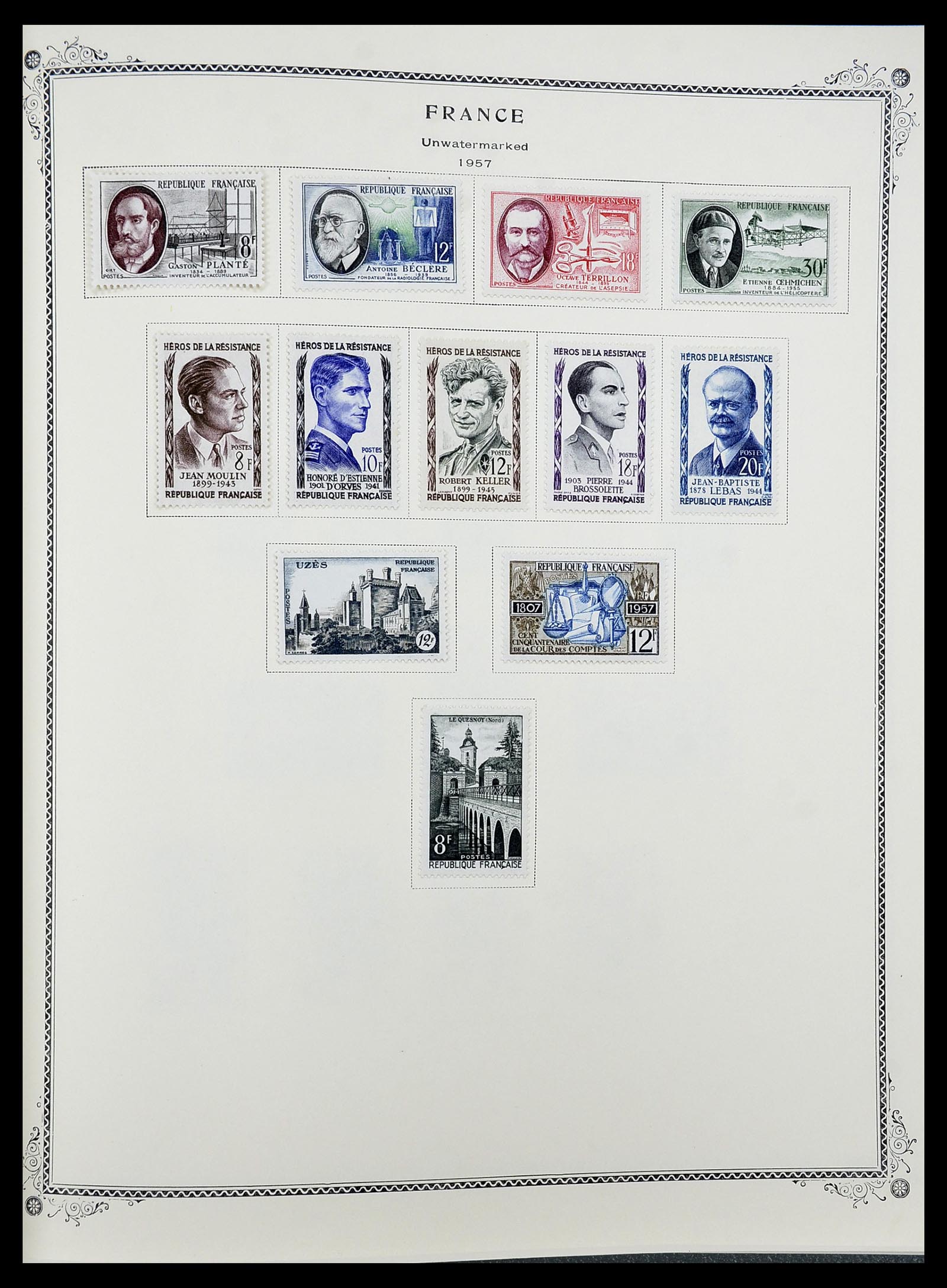 34583 041 - Postzegelverzameling 34583 Frankrijk 1849-1966.