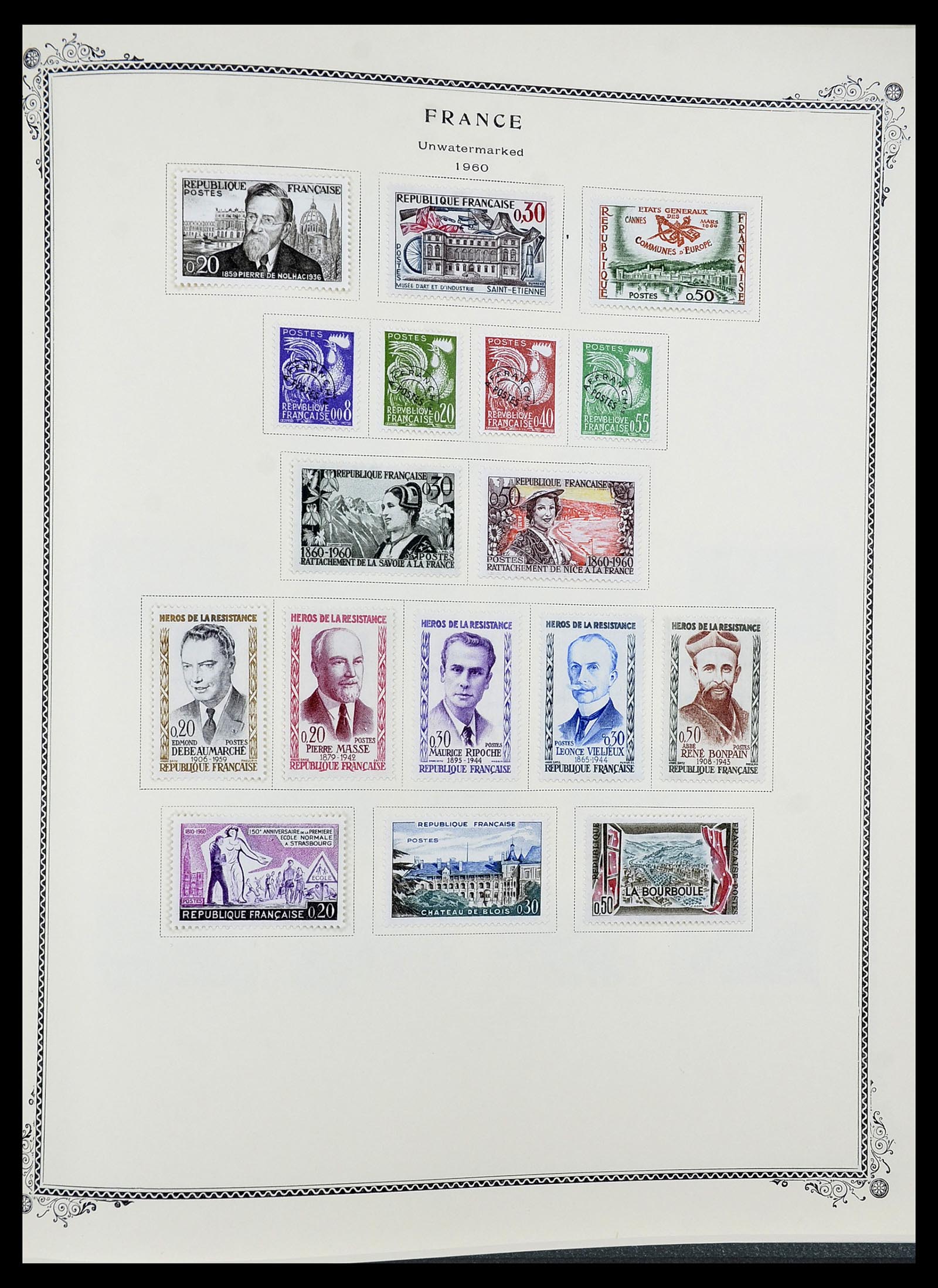 34583 049 - Postzegelverzameling 34583 Frankrijk 1849-1966.