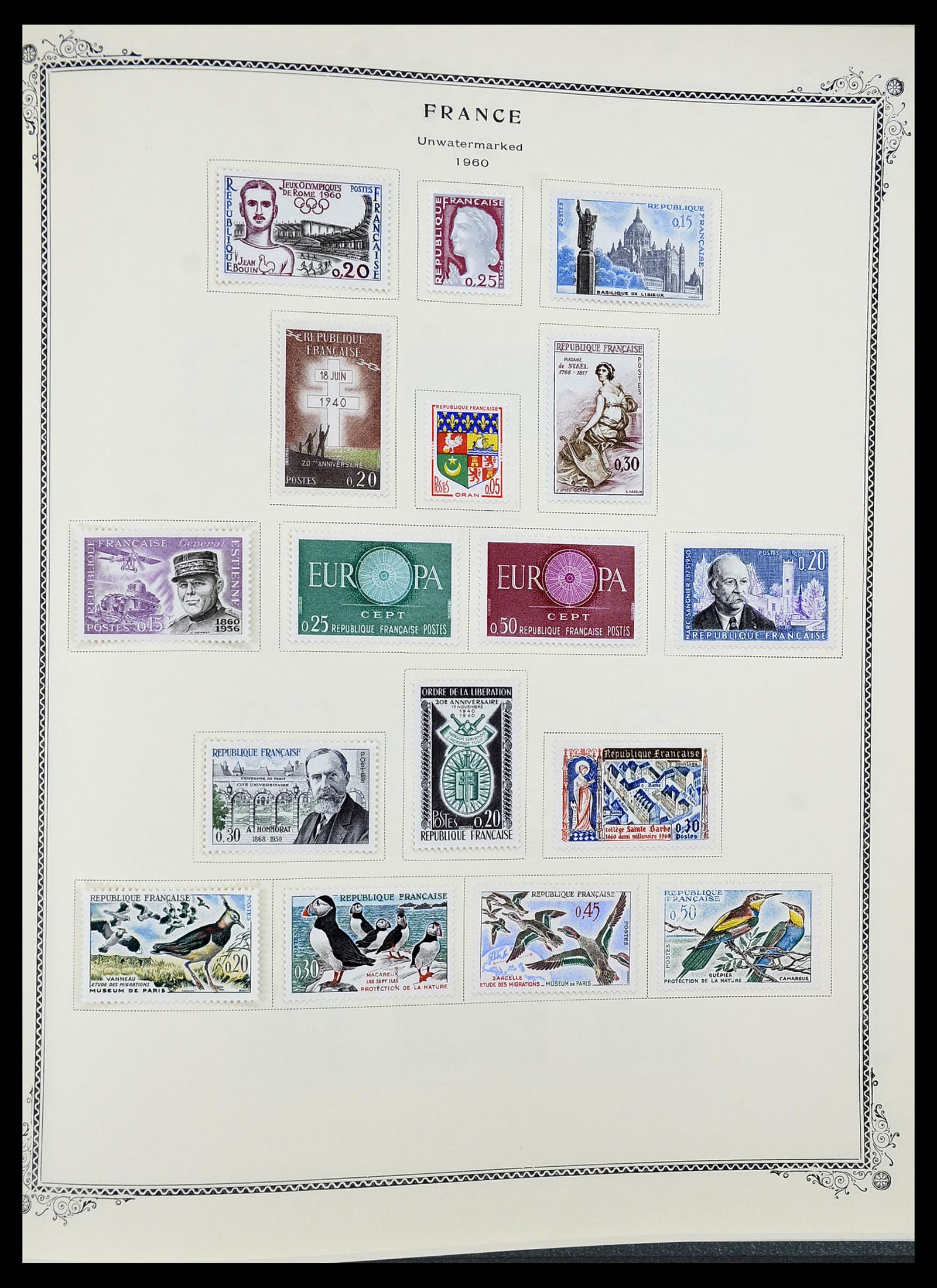 34583 050 - Postzegelverzameling 34583 Frankrijk 1849-1966.