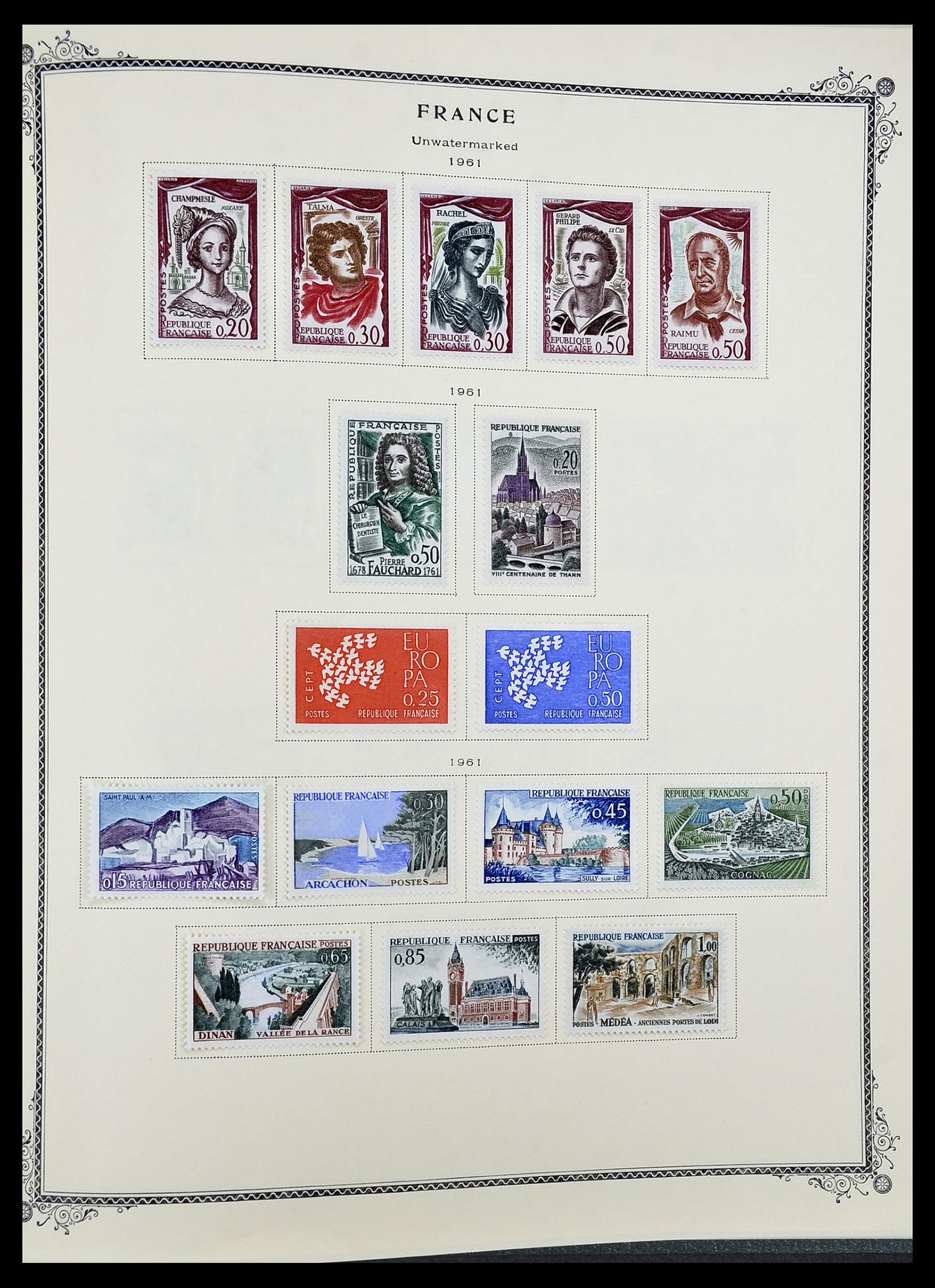 34583 052 - Postzegelverzameling 34583 Frankrijk 1849-1966.