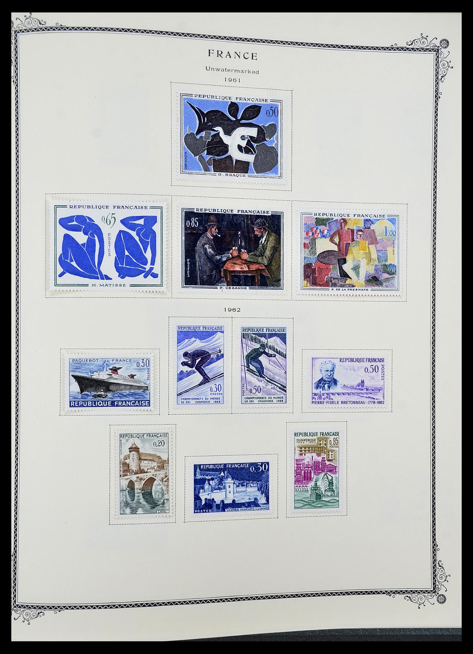 34583 053 - Postzegelverzameling 34583 Frankrijk 1849-1966.