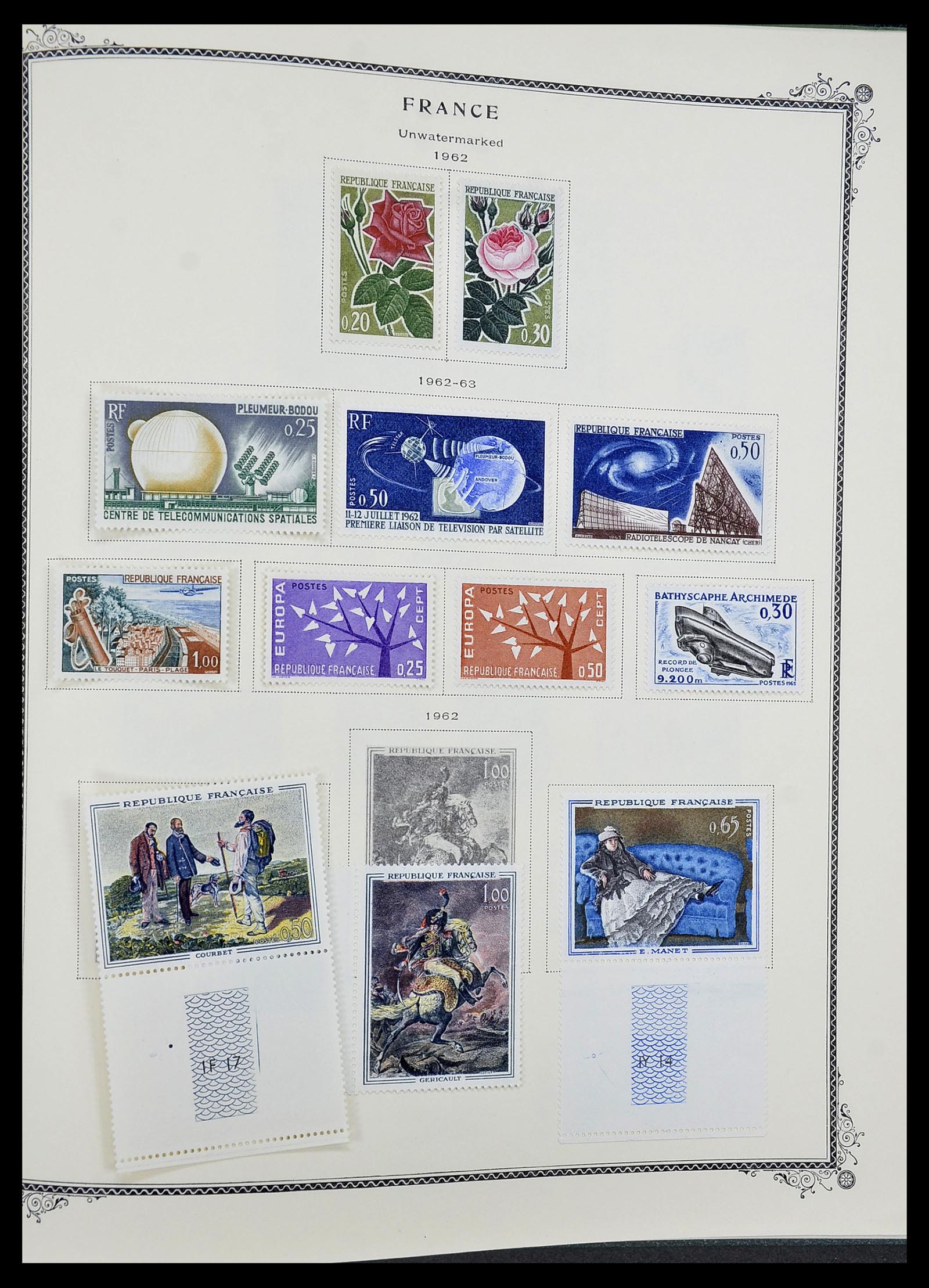 34583 055 - Postzegelverzameling 34583 Frankrijk 1849-1966.