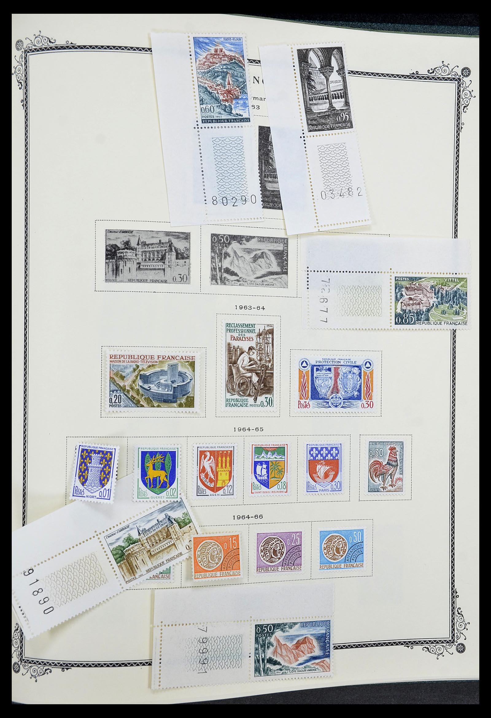 34583 058 - Postzegelverzameling 34583 Frankrijk 1849-1966.