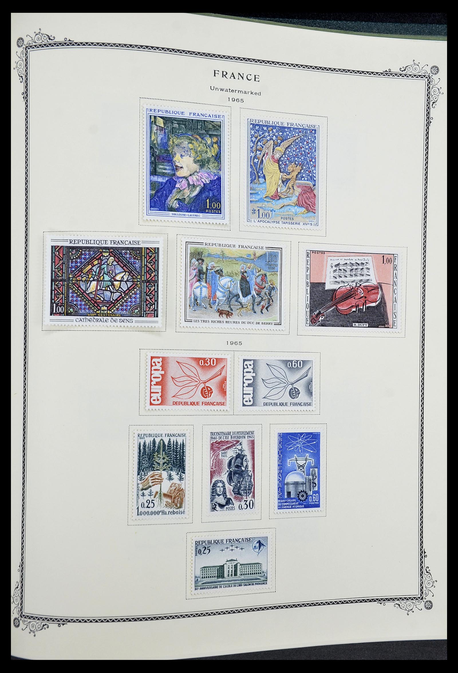 34583 061 - Postzegelverzameling 34583 Frankrijk 1849-1966.