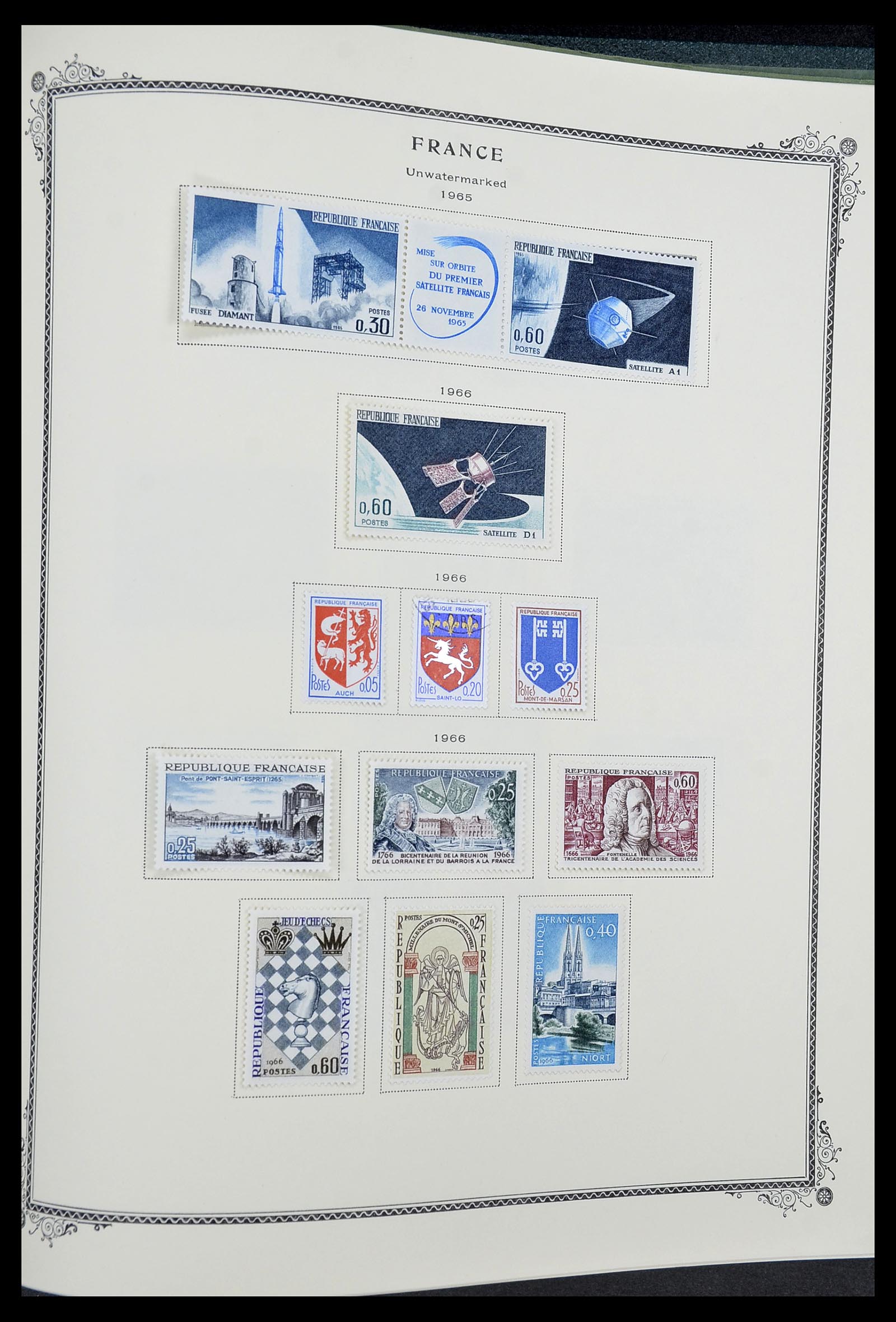 34583 062 - Postzegelverzameling 34583 Frankrijk 1849-1966.
