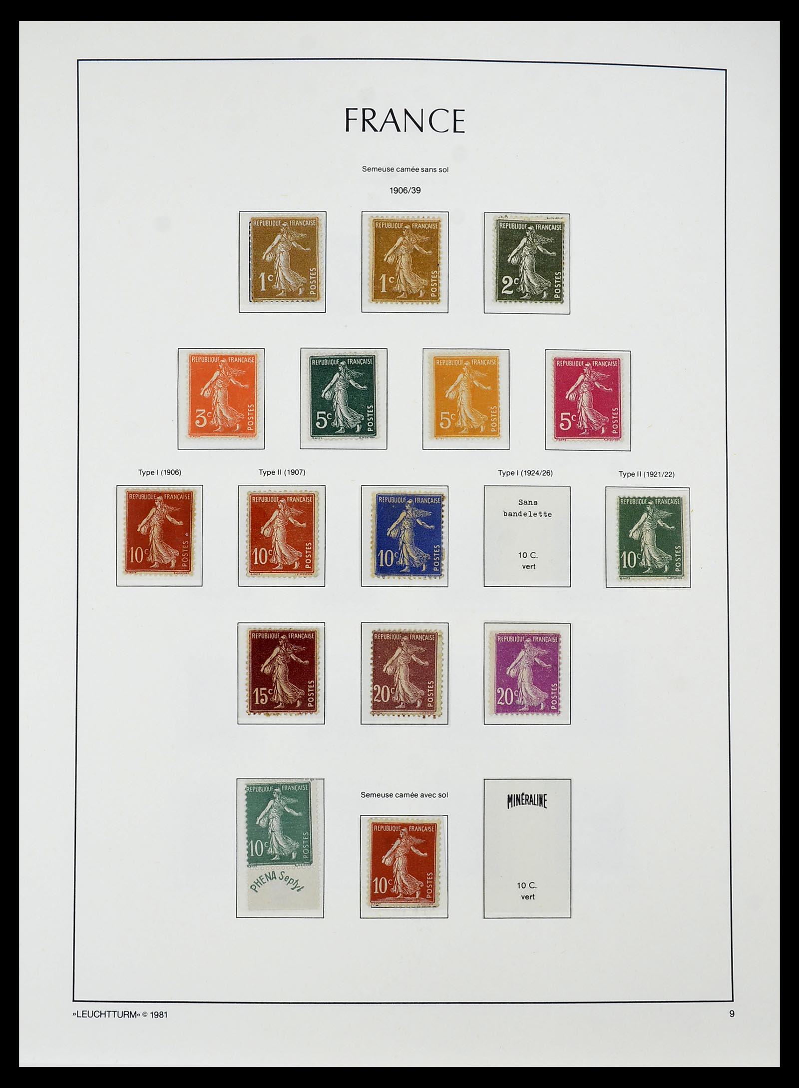 34584 006 - Postzegelverzameling 34584 Frankrijk 1849-1959.