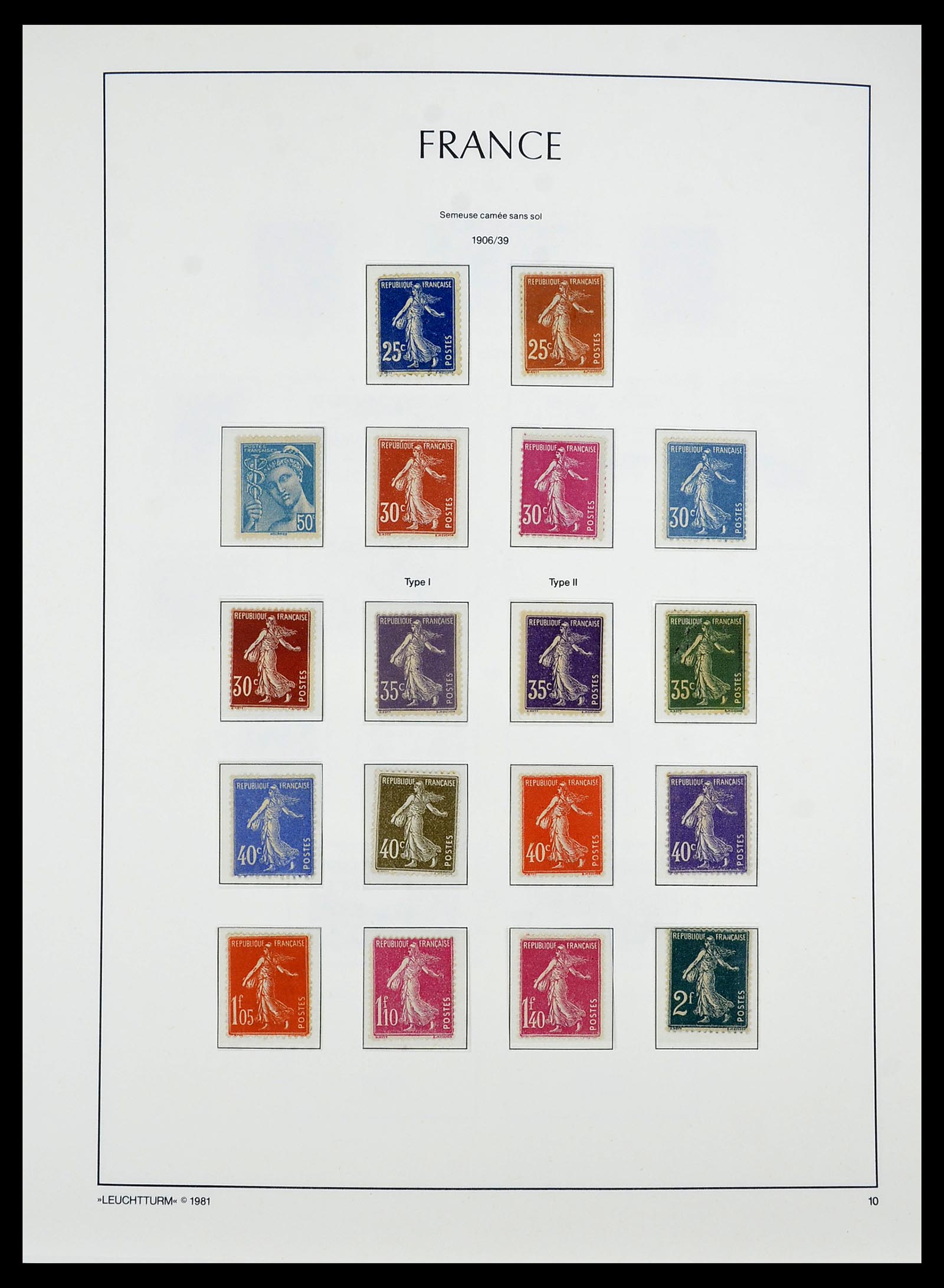 34584 007 - Postzegelverzameling 34584 Frankrijk 1849-1959.