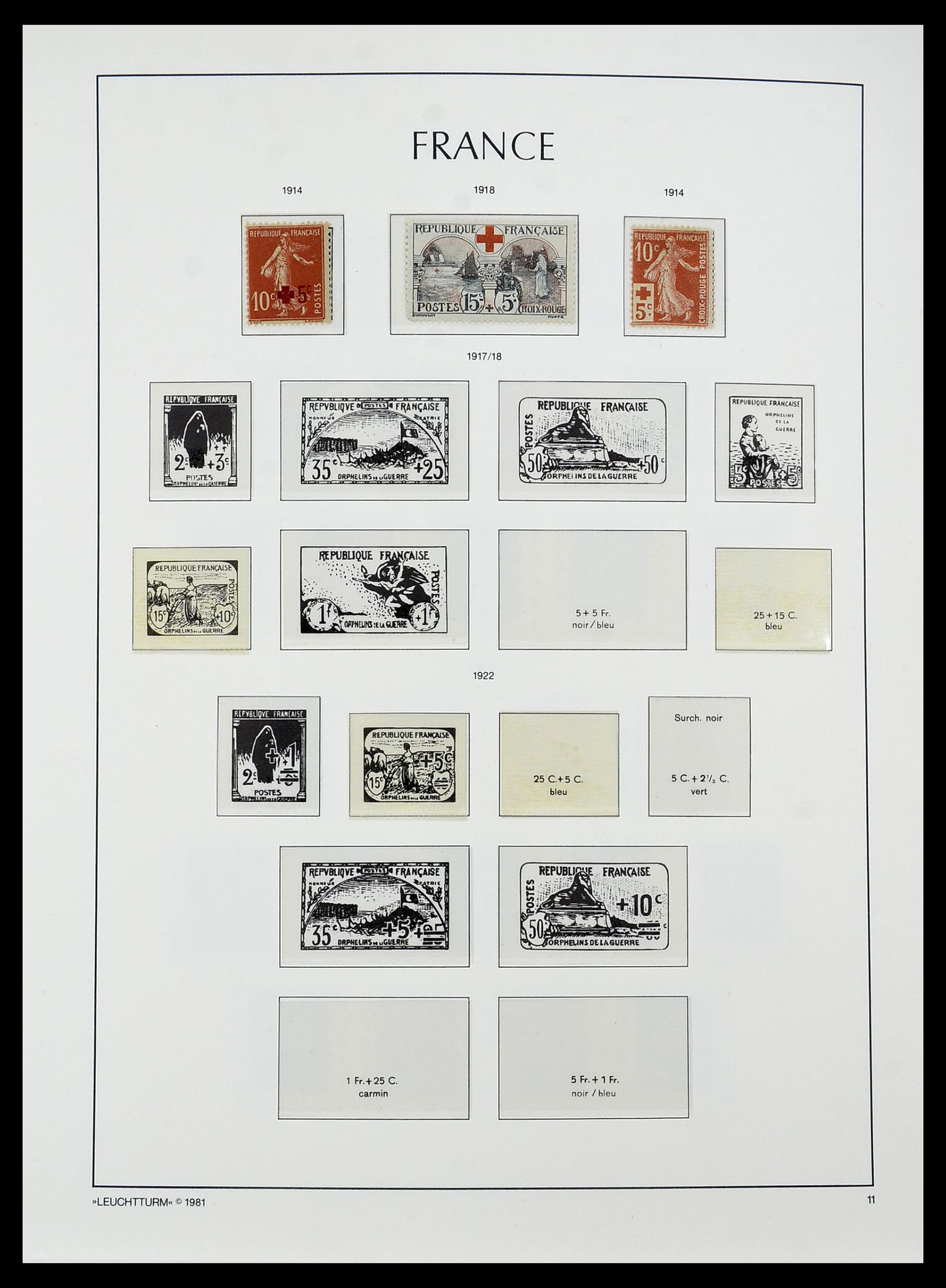 34584 008 - Postzegelverzameling 34584 Frankrijk 1849-1959.