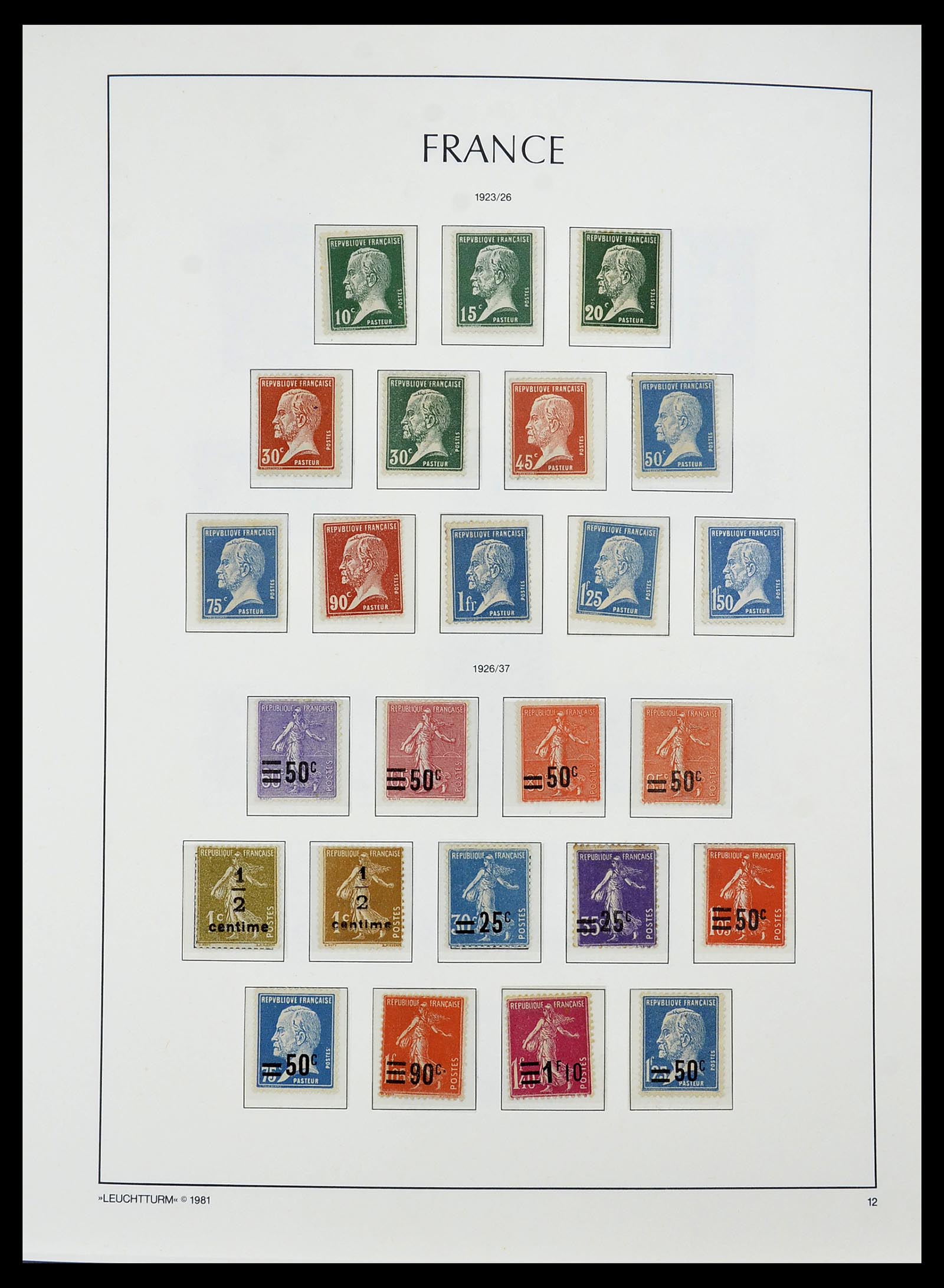 34584 009 - Postzegelverzameling 34584 Frankrijk 1849-1959.