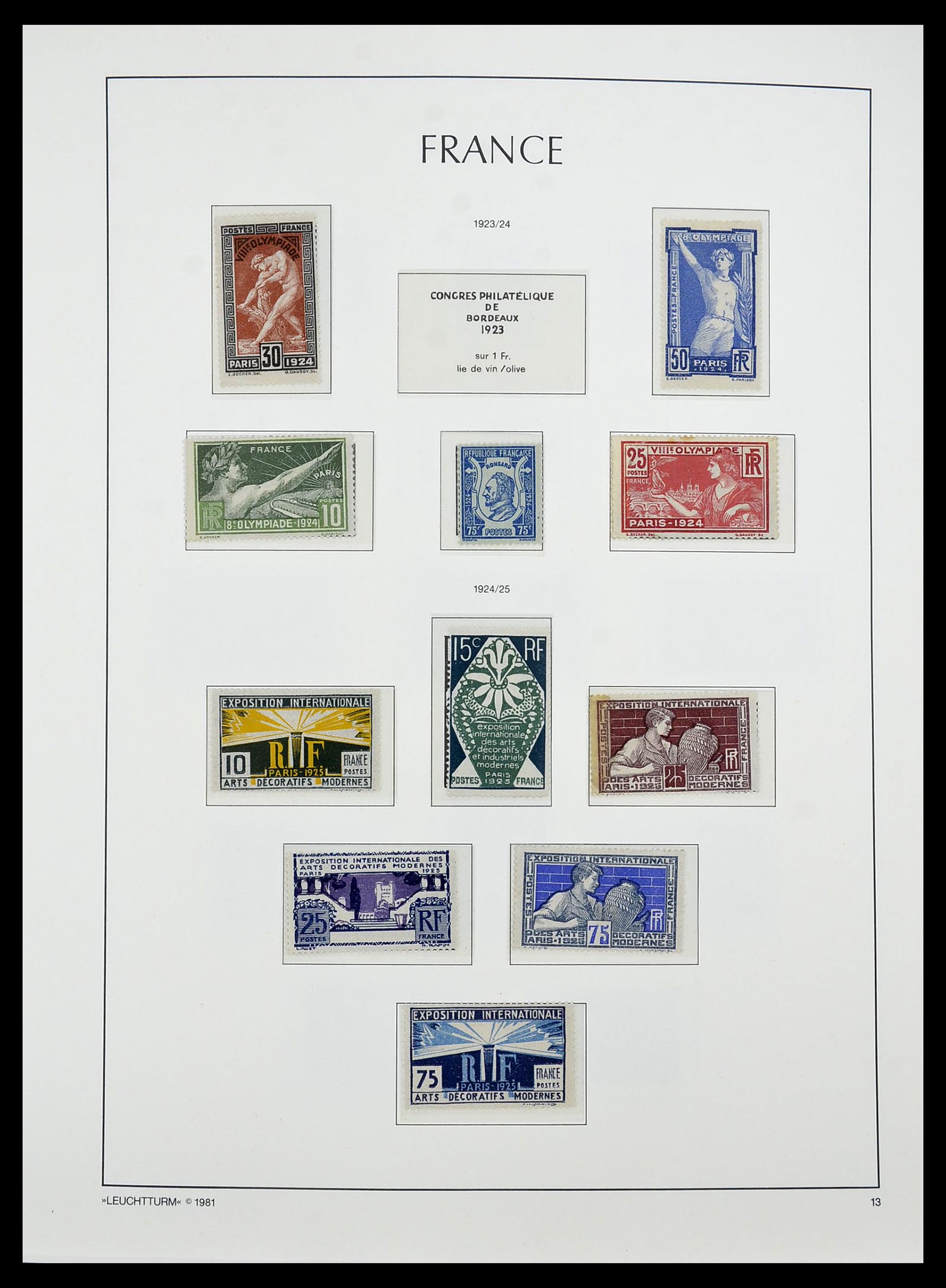 34584 010 - Postzegelverzameling 34584 Frankrijk 1849-1959.