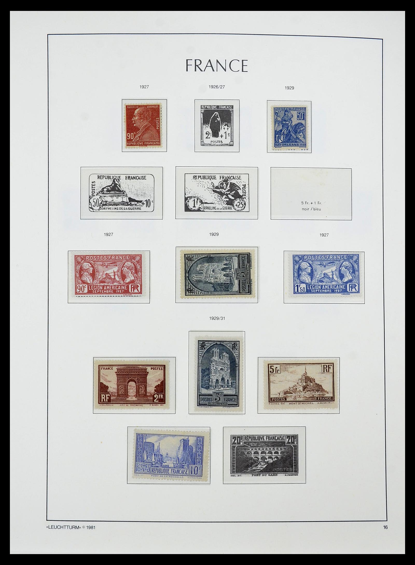 34584 011 - Postzegelverzameling 34584 Frankrijk 1849-1959.