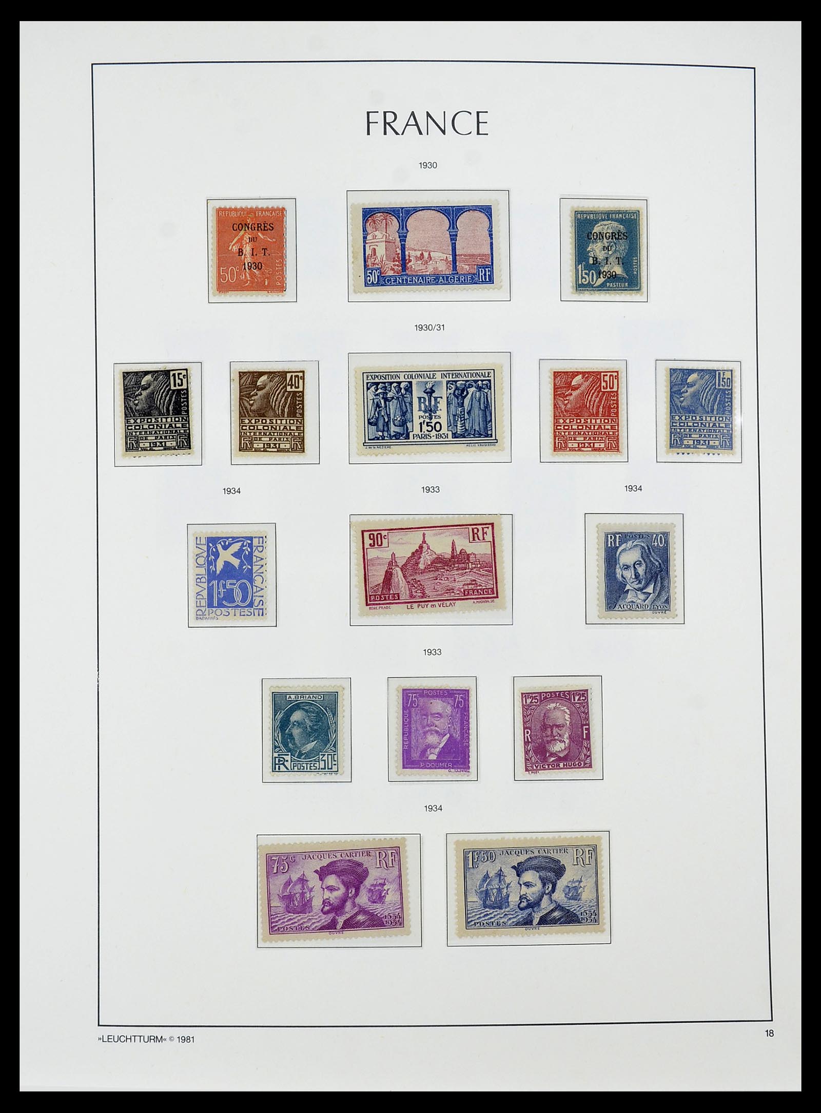 34584 012 - Postzegelverzameling 34584 Frankrijk 1849-1959.