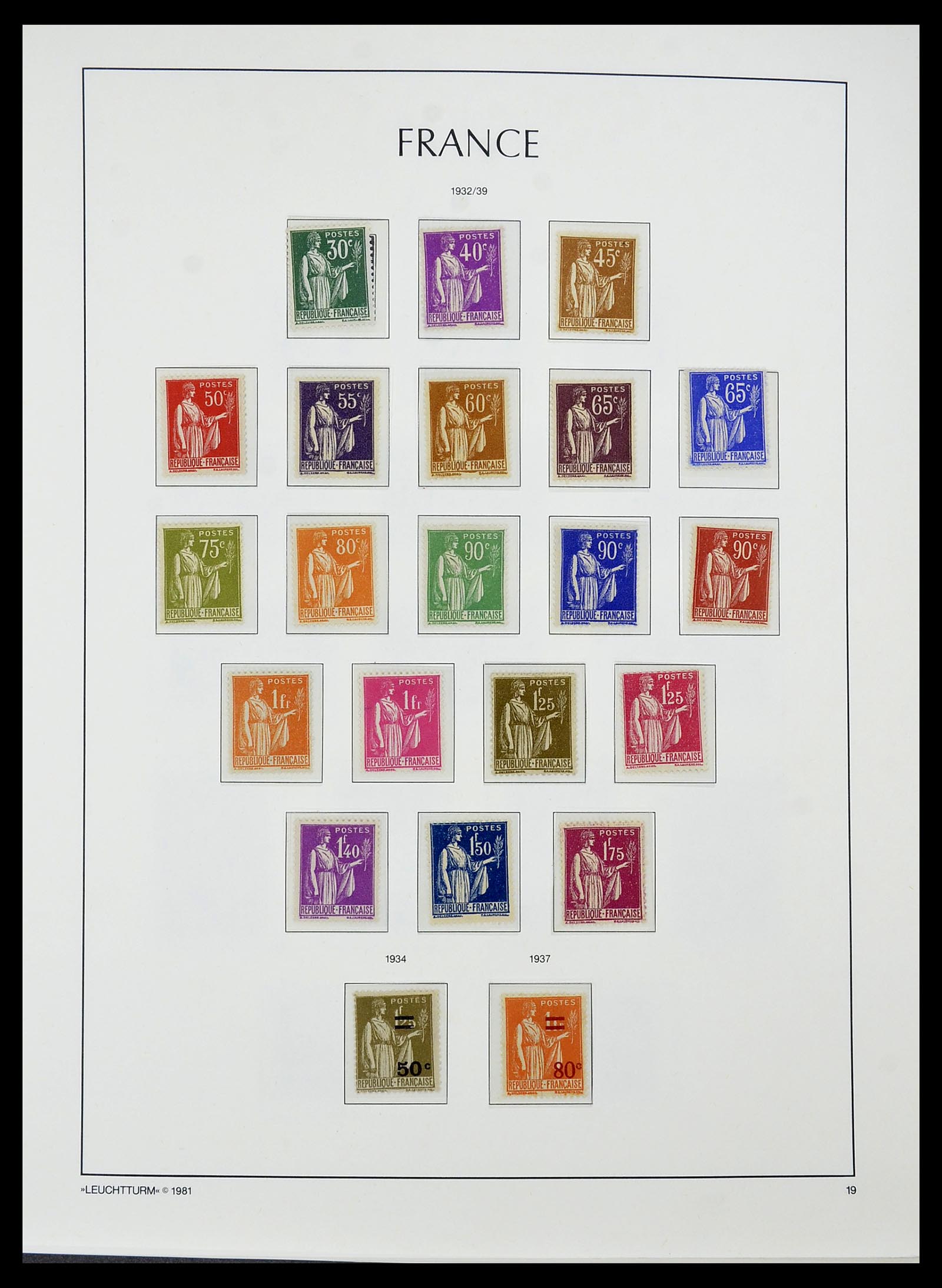 34584 013 - Postzegelverzameling 34584 Frankrijk 1849-1959.