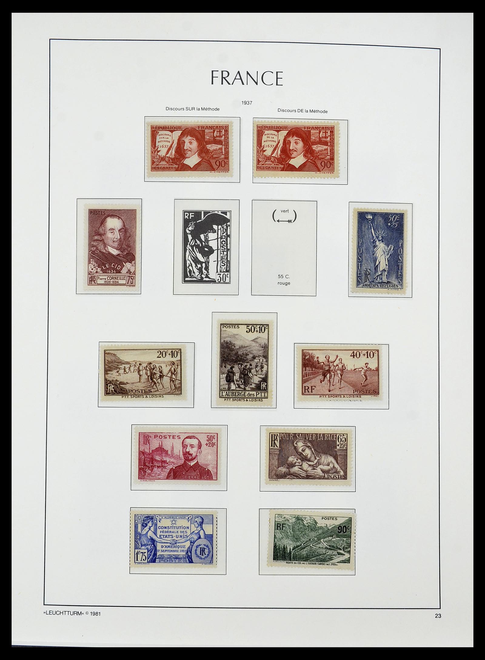 34584 017 - Postzegelverzameling 34584 Frankrijk 1849-1959.