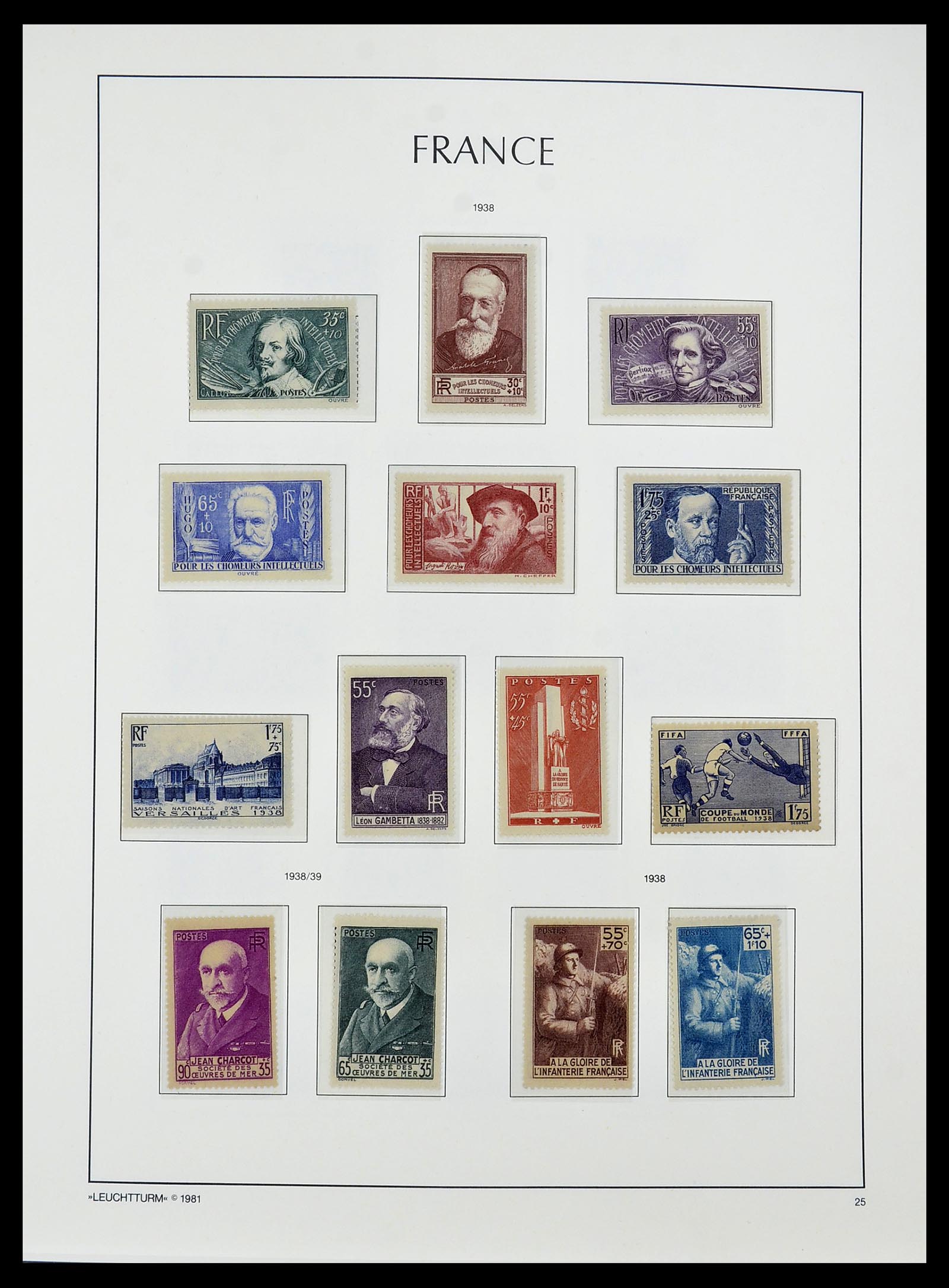 34584 018 - Postzegelverzameling 34584 Frankrijk 1849-1959.