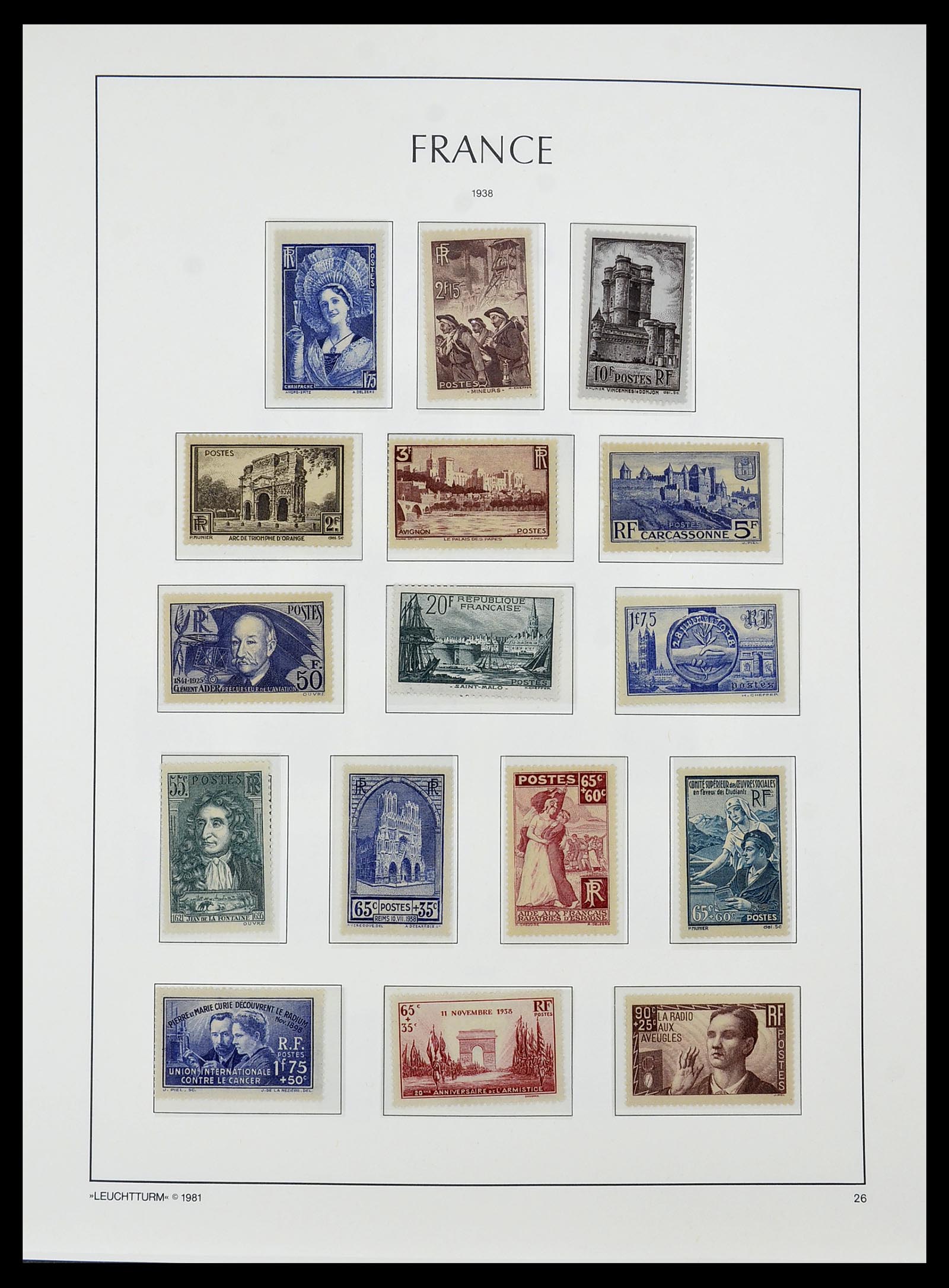 34584 019 - Postzegelverzameling 34584 Frankrijk 1849-1959.