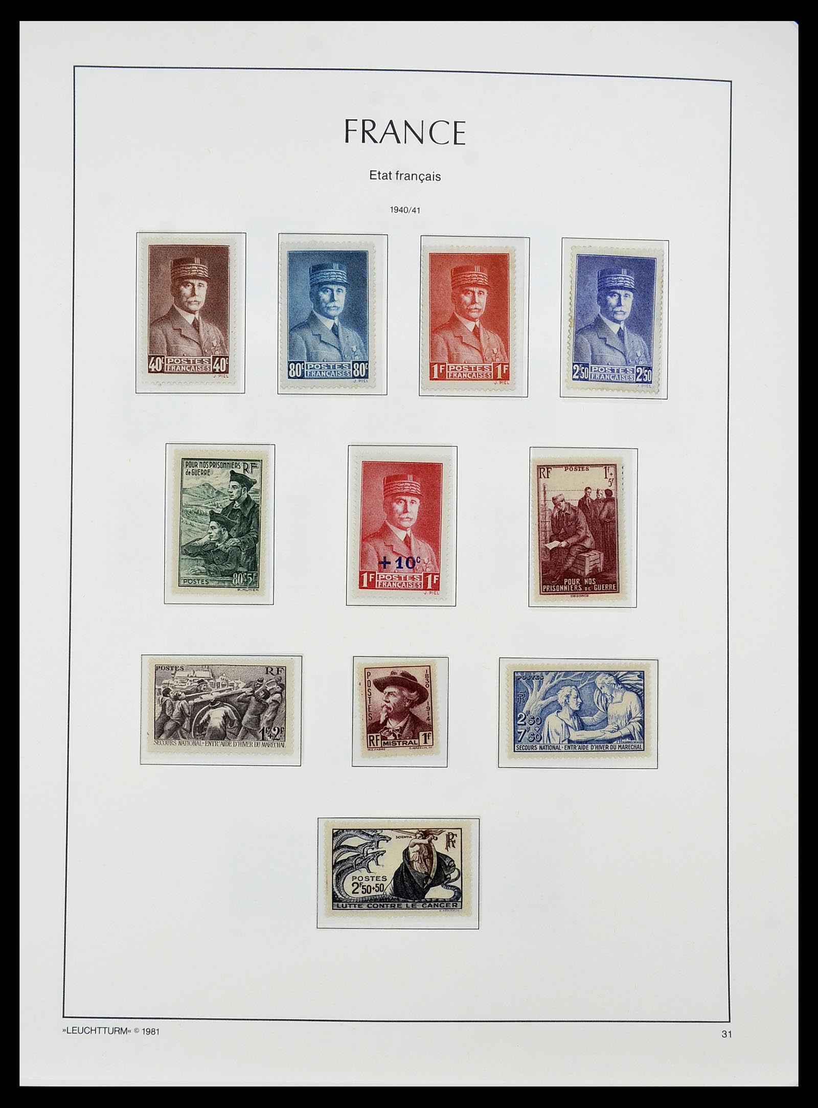 34584 024 - Stamp Collection 34584 France 1849-1959.