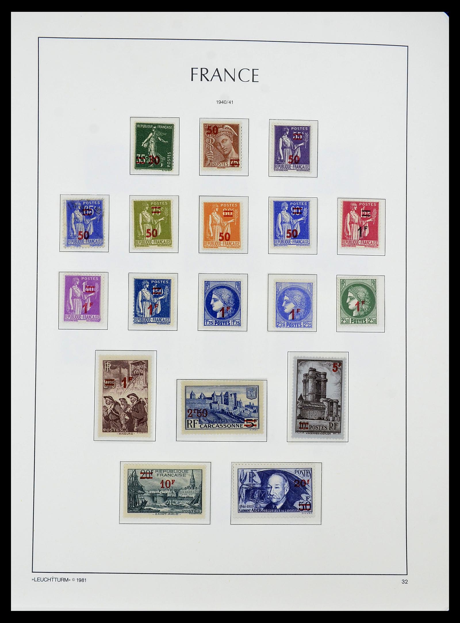 34584 025 - Stamp Collection 34584 France 1849-1959.