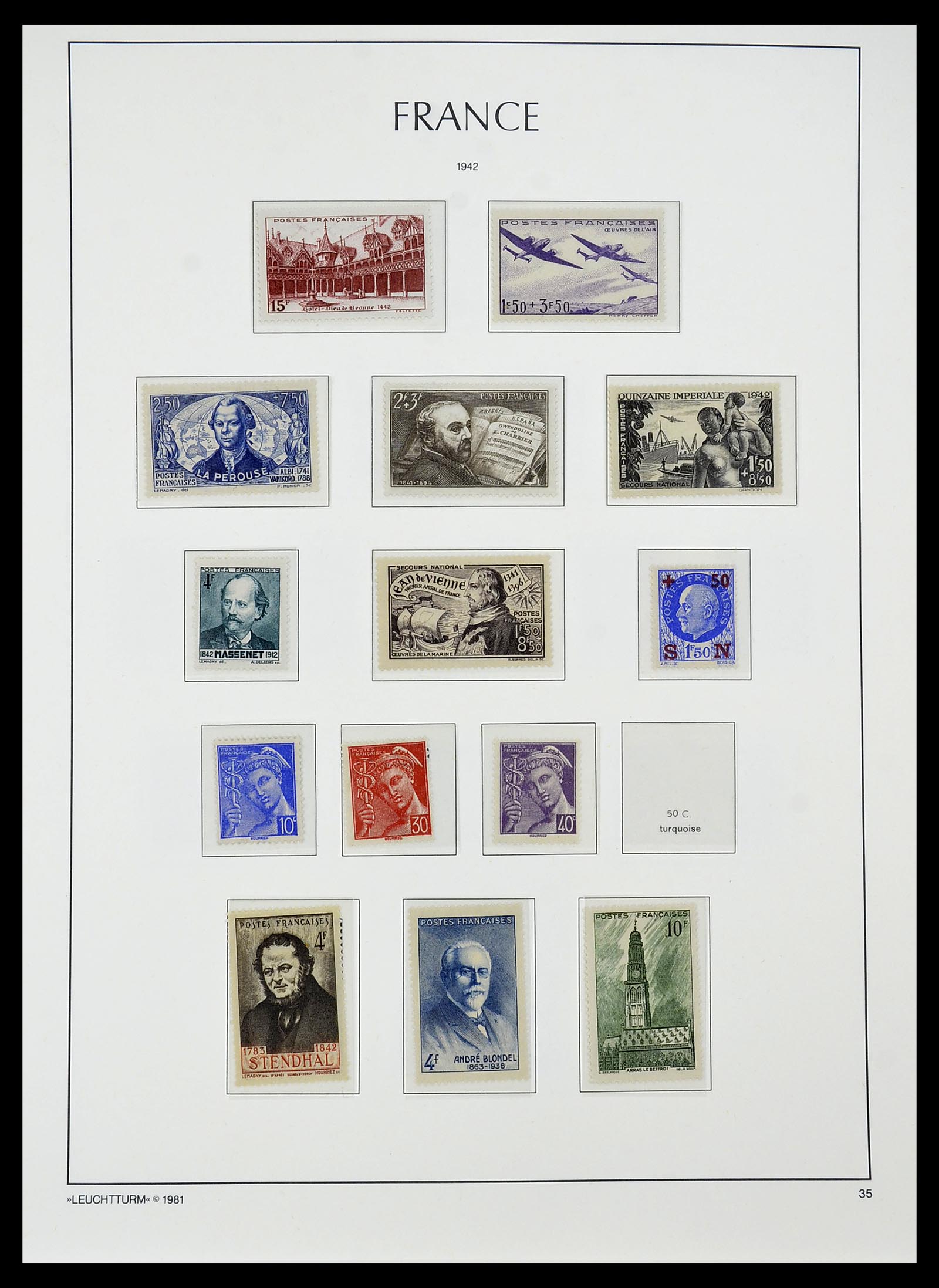 34584 028 - Stamp Collection 34584 France 1849-1959.