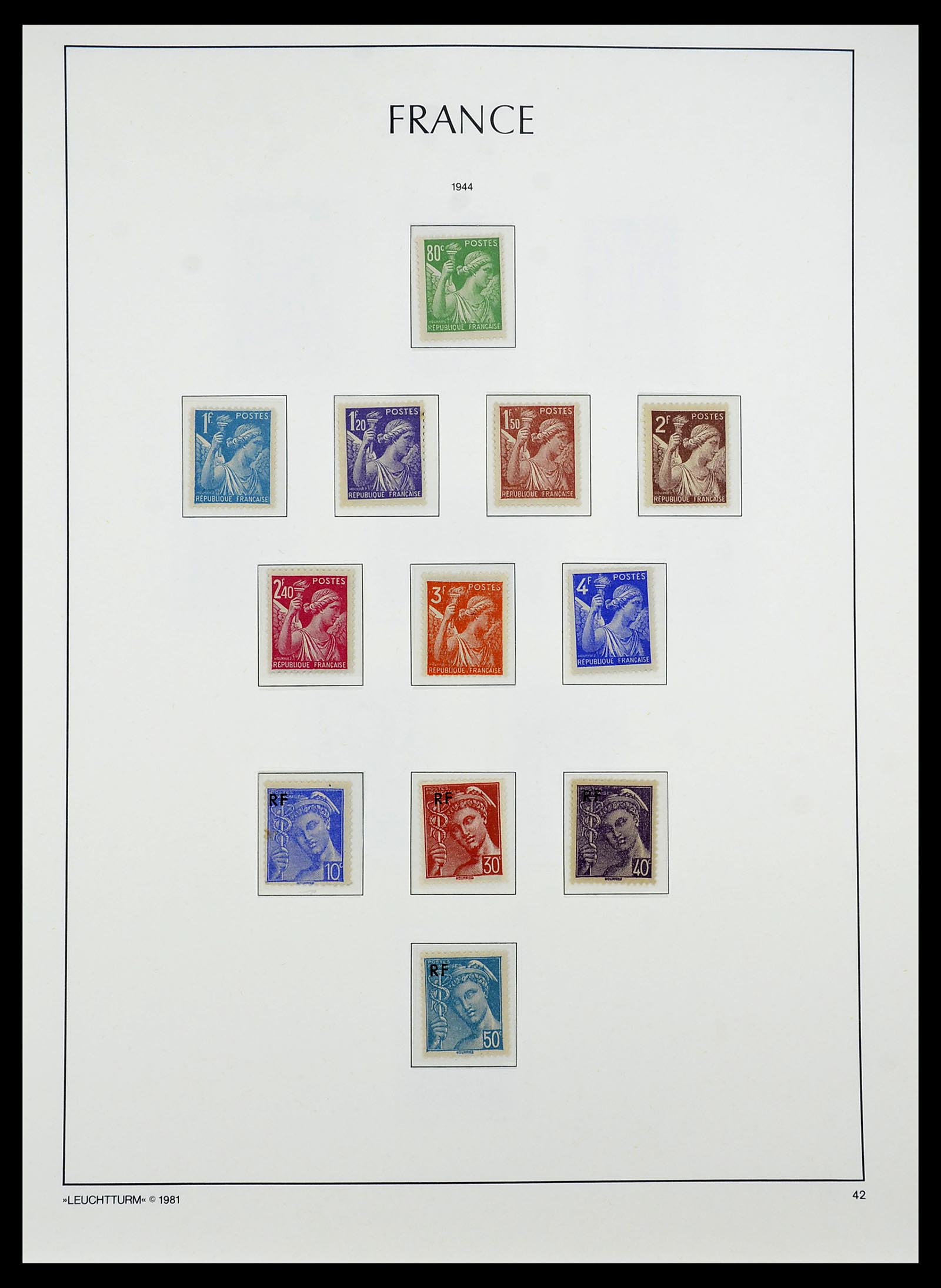 34584 035 - Stamp Collection 34584 France 1849-1959.