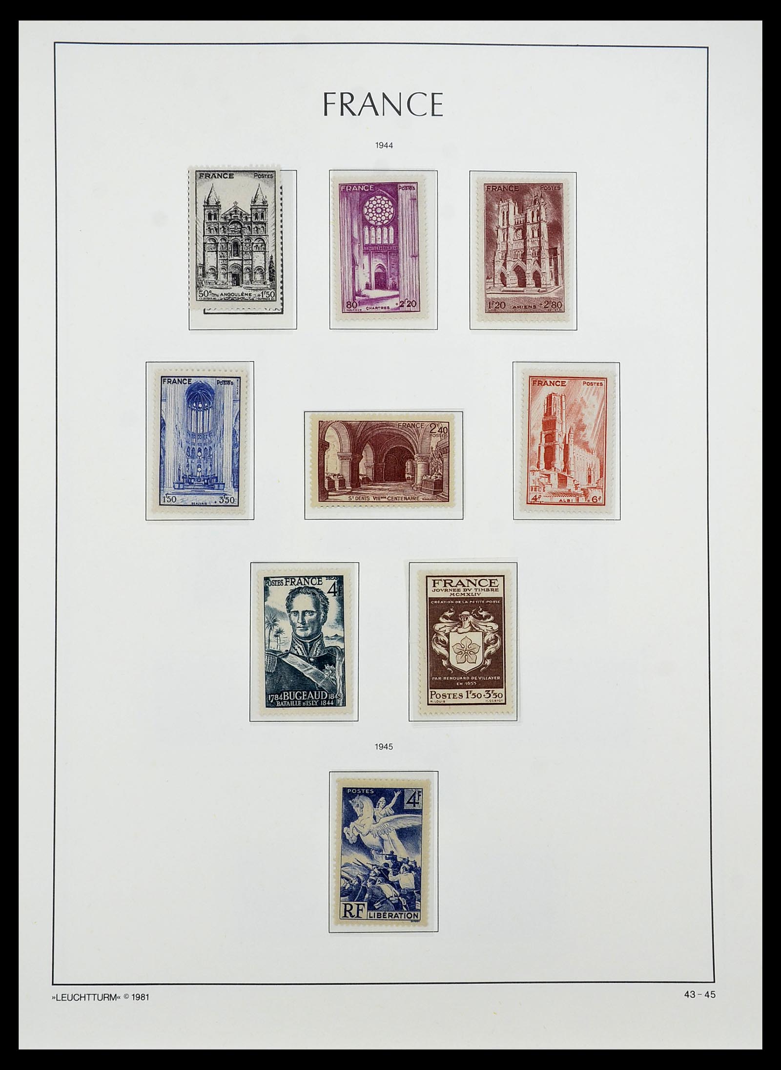 34584 036 - Stamp Collection 34584 France 1849-1959.