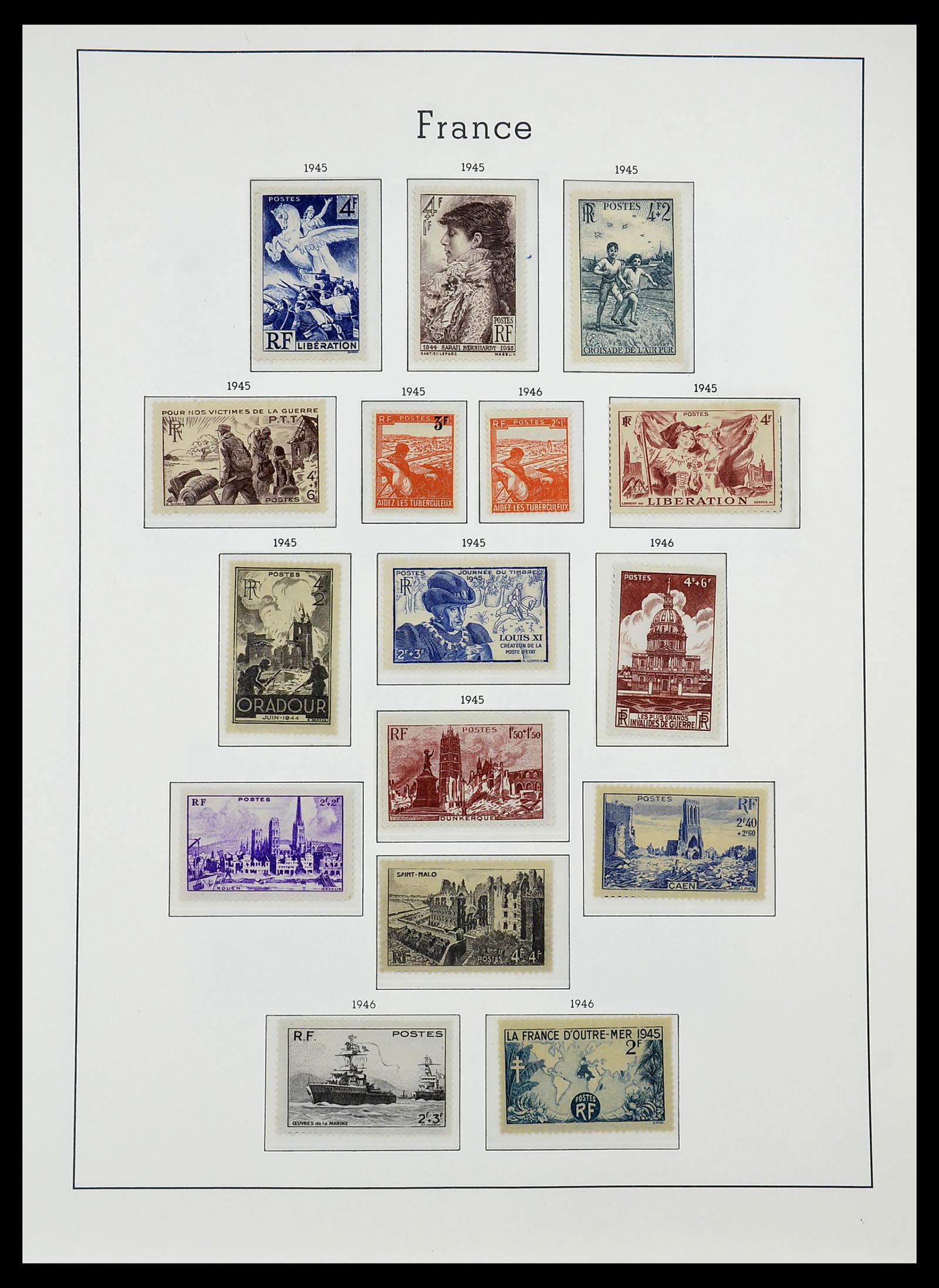 34584 037 - Stamp Collection 34584 France 1849-1959.