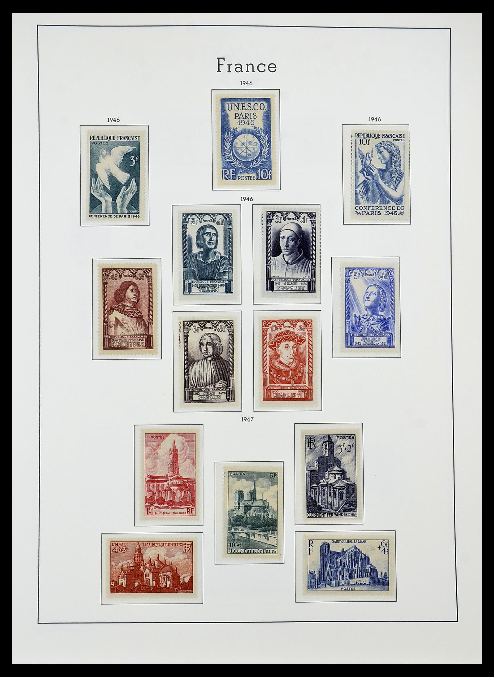 34584 039 - Stamp Collection 34584 France 1849-1959.