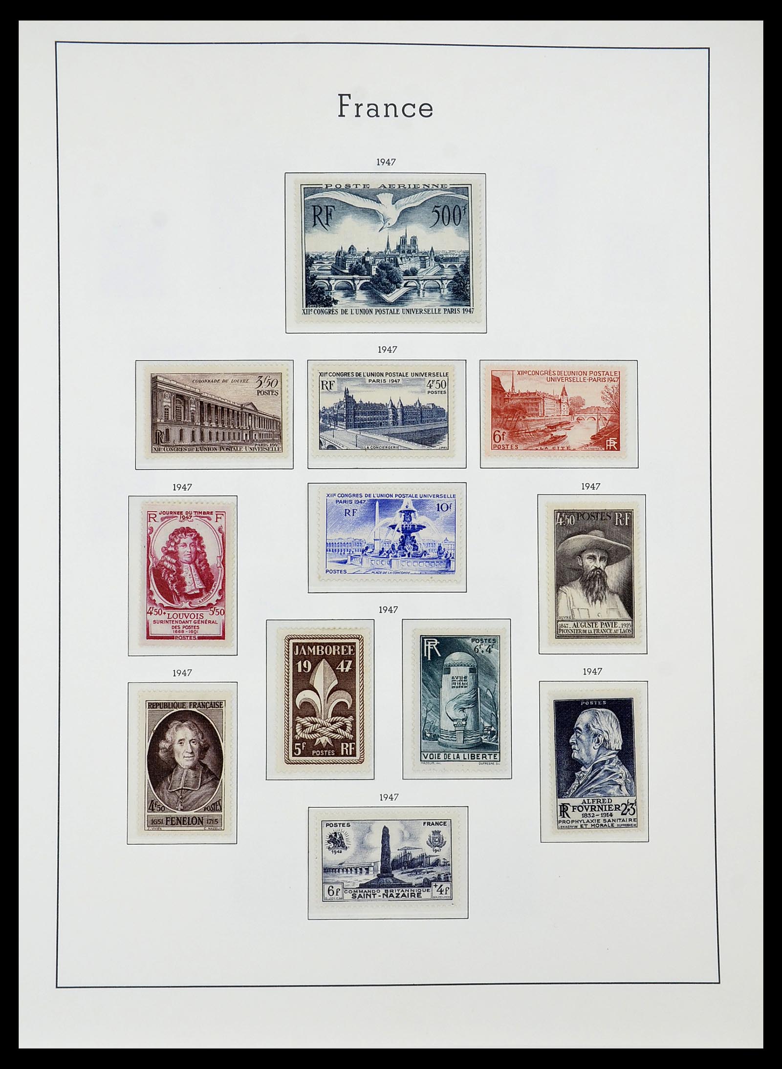 34584 041 - Stamp Collection 34584 France 1849-1959.